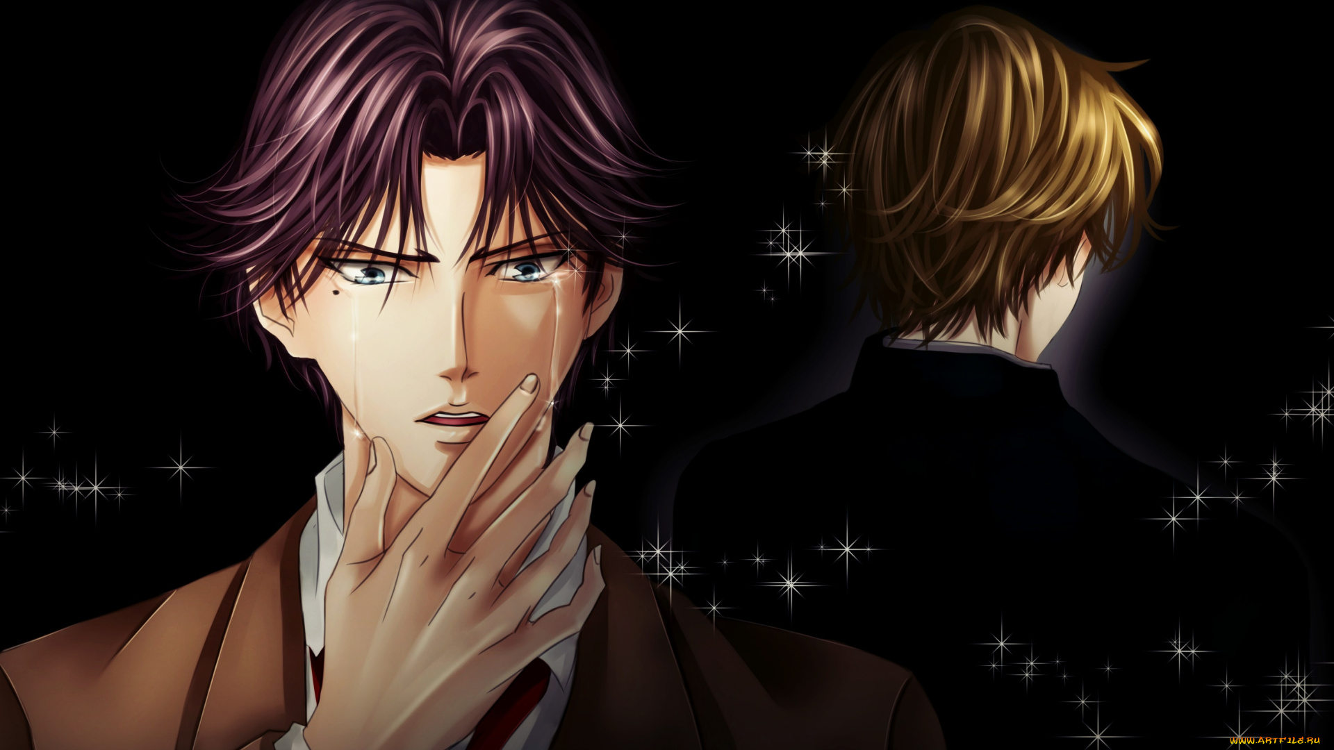 разное, арты, взгляд, плачет, слёзы, мужчина, арт