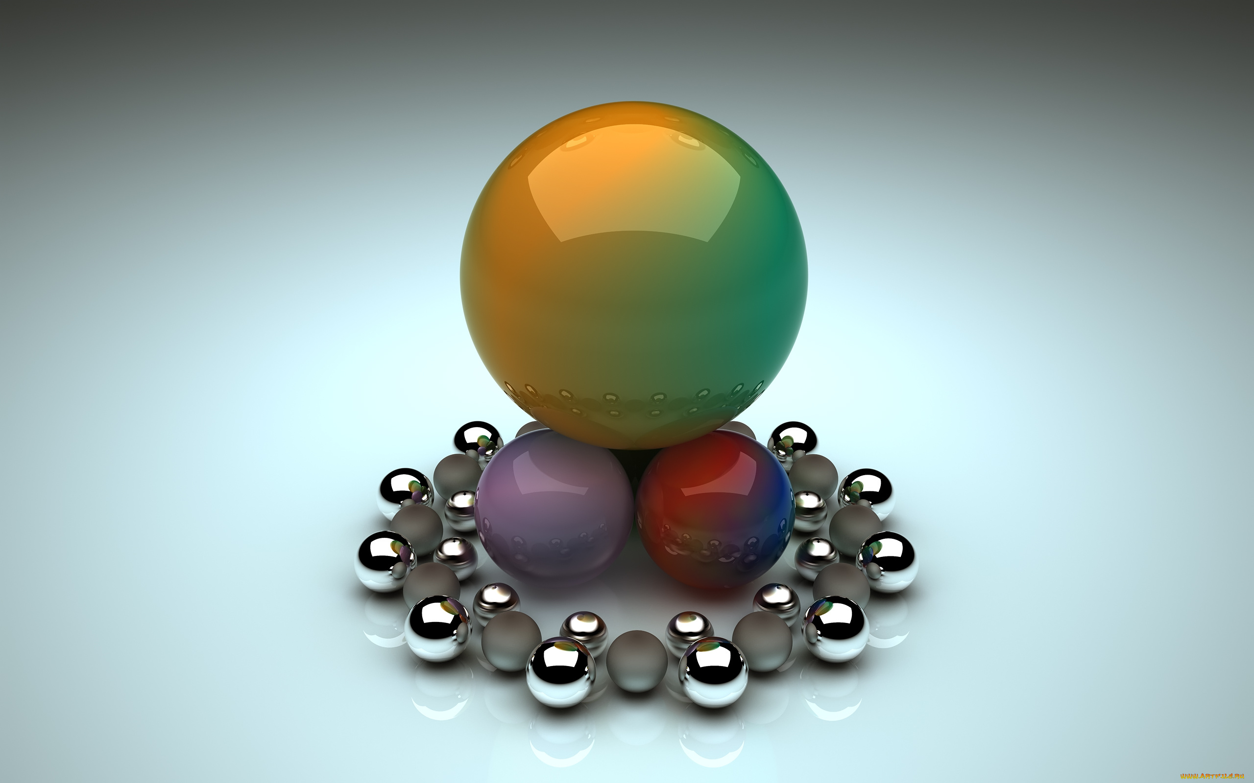 3д, графика, шары, , balls, фон, шары