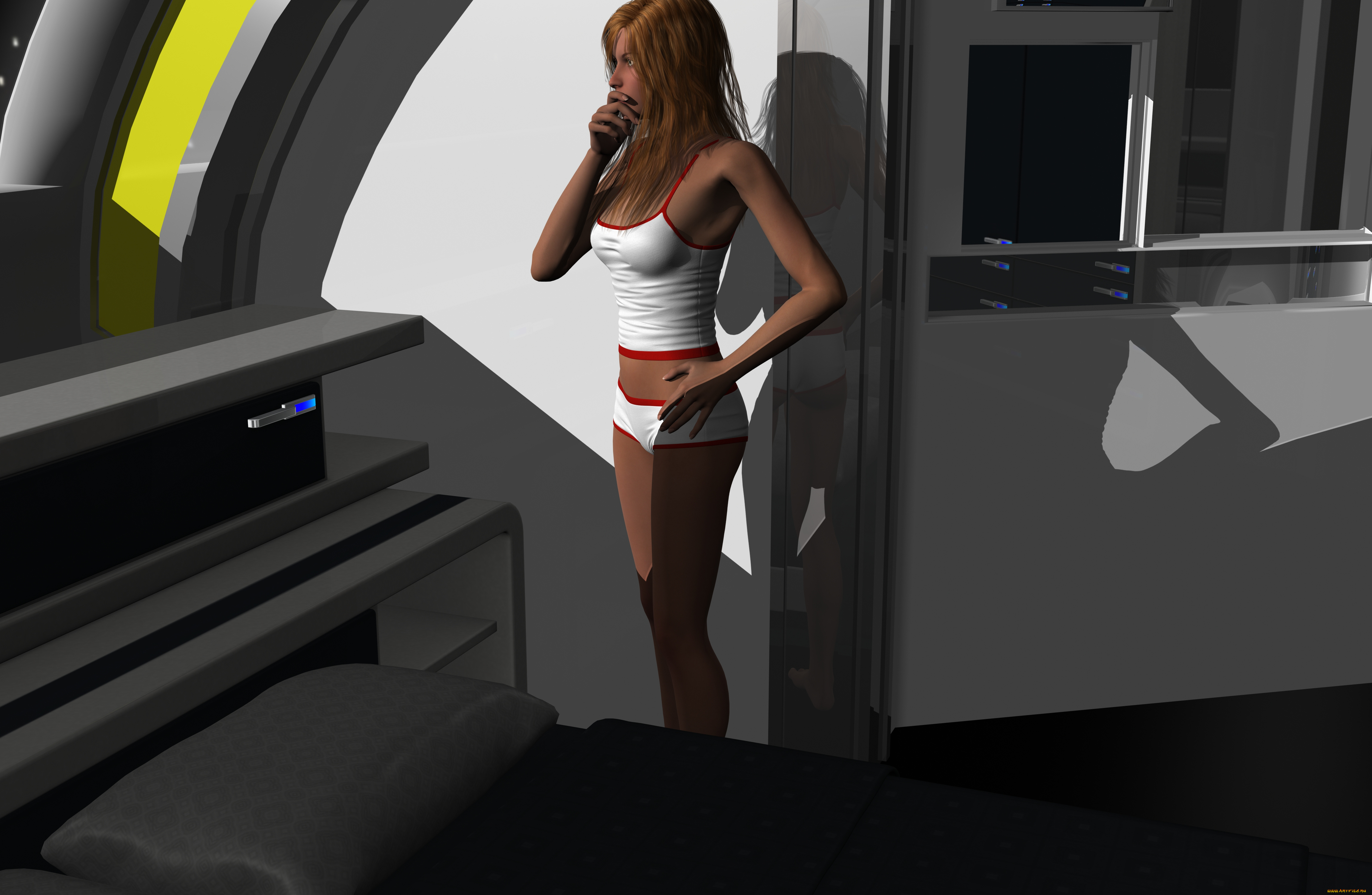 3д, графика, люди, , people, взгляд, девушка, фон