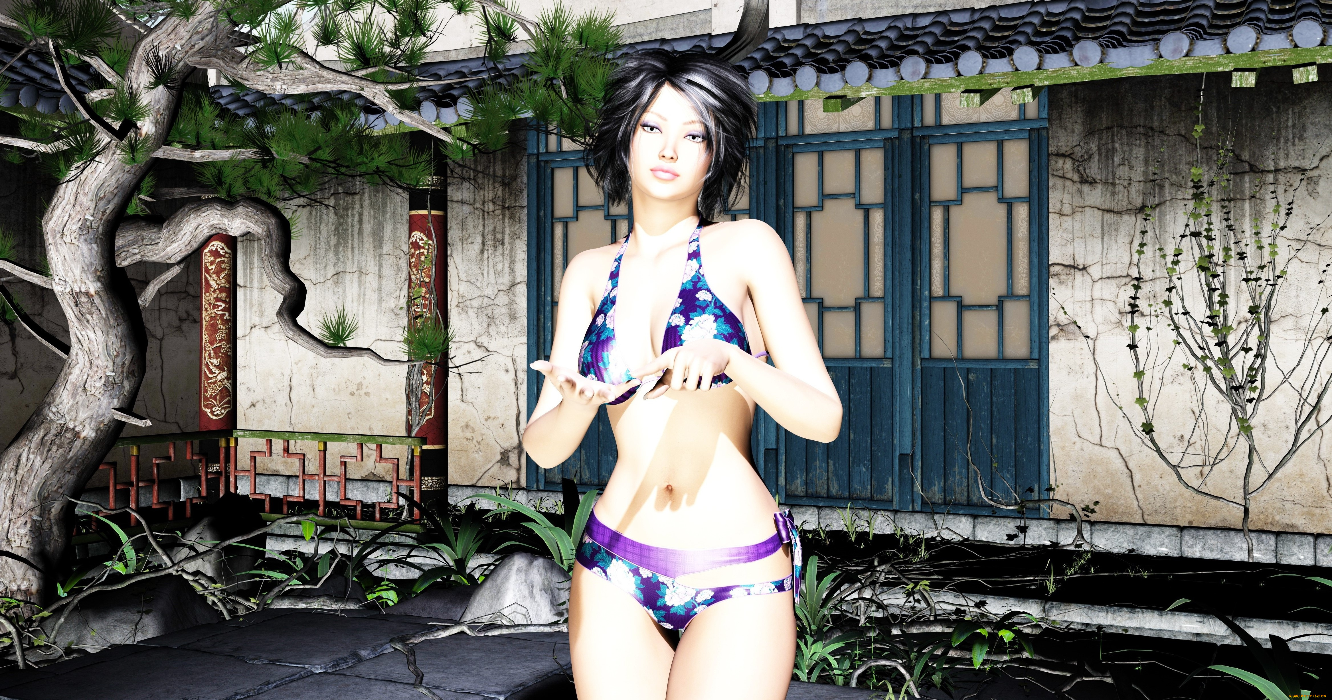 3д, графика, люди, , people, фон, взгляд, девушка