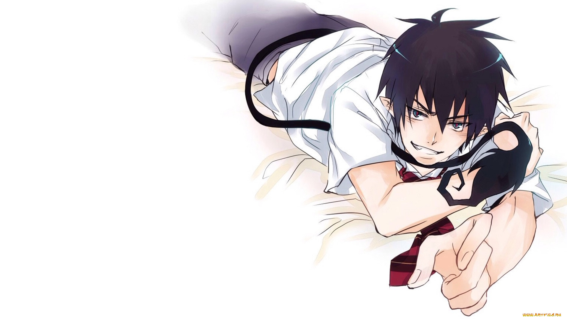 аниме, ao, no, exorcist, рин