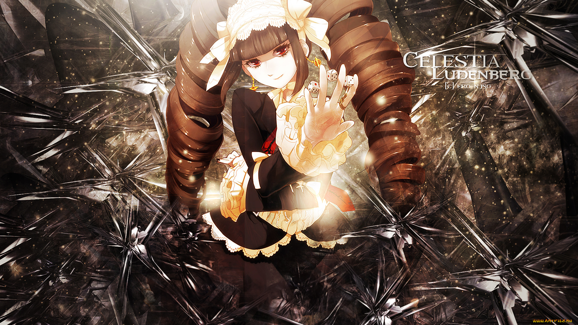 аниме, danganronpa, девушка