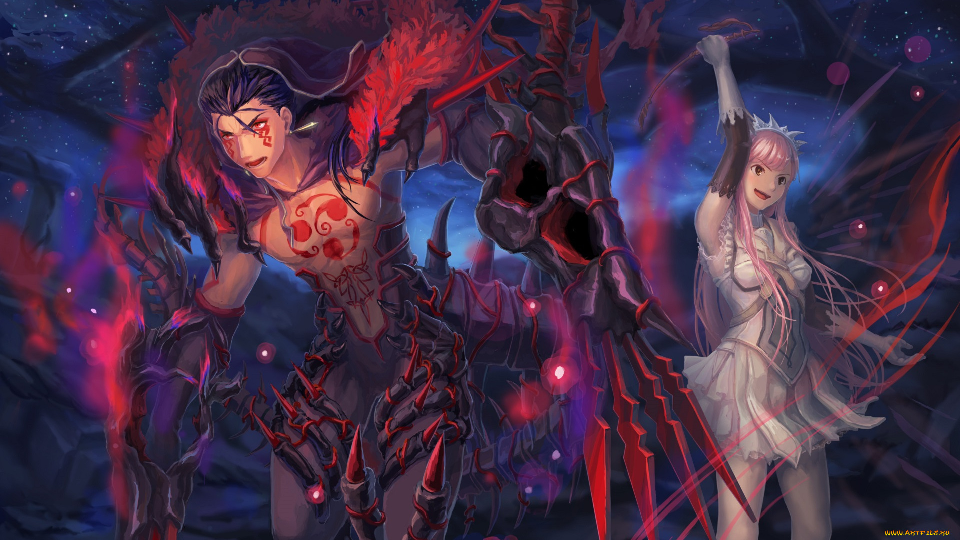 аниме, fate, stay, night, grand, order