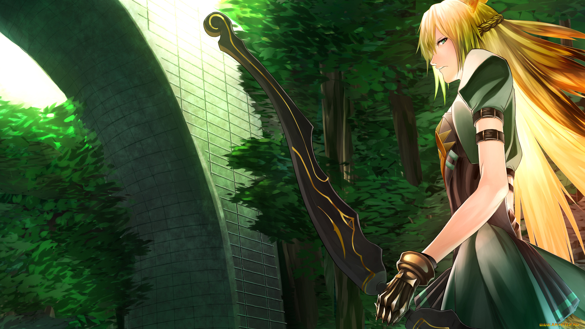 аниме, fate, stay, night, red, archer