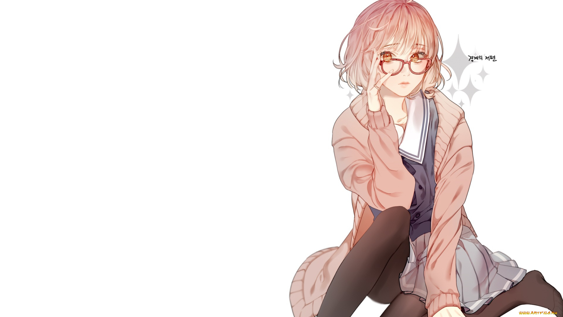 аниме, kyoukai, no, kanata, мирай