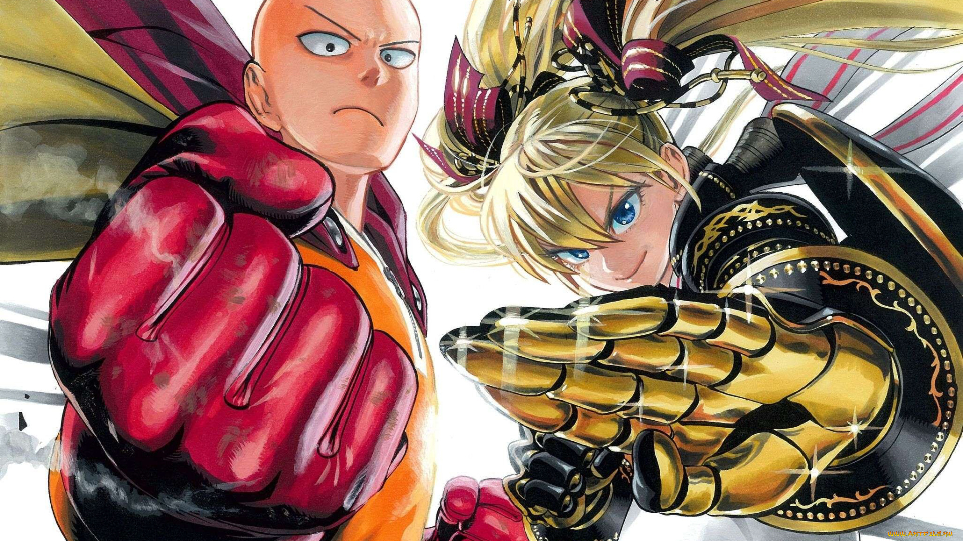 аниме, one, punch, man, ванпачмен