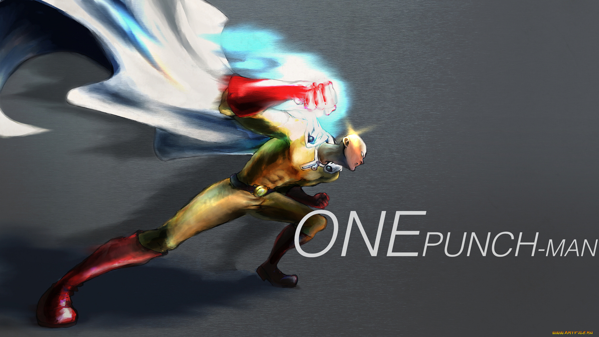 аниме, one, punch, man, ванпачмен