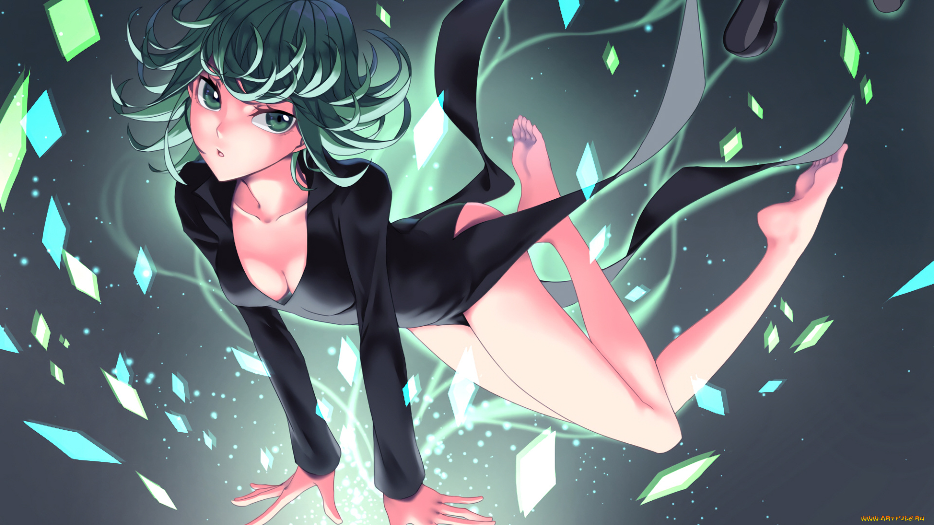 аниме, one, punch, man, ванпачмен