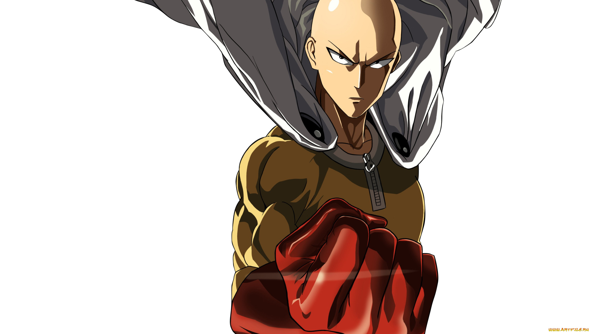 аниме, one, punch, man, ванпачмен