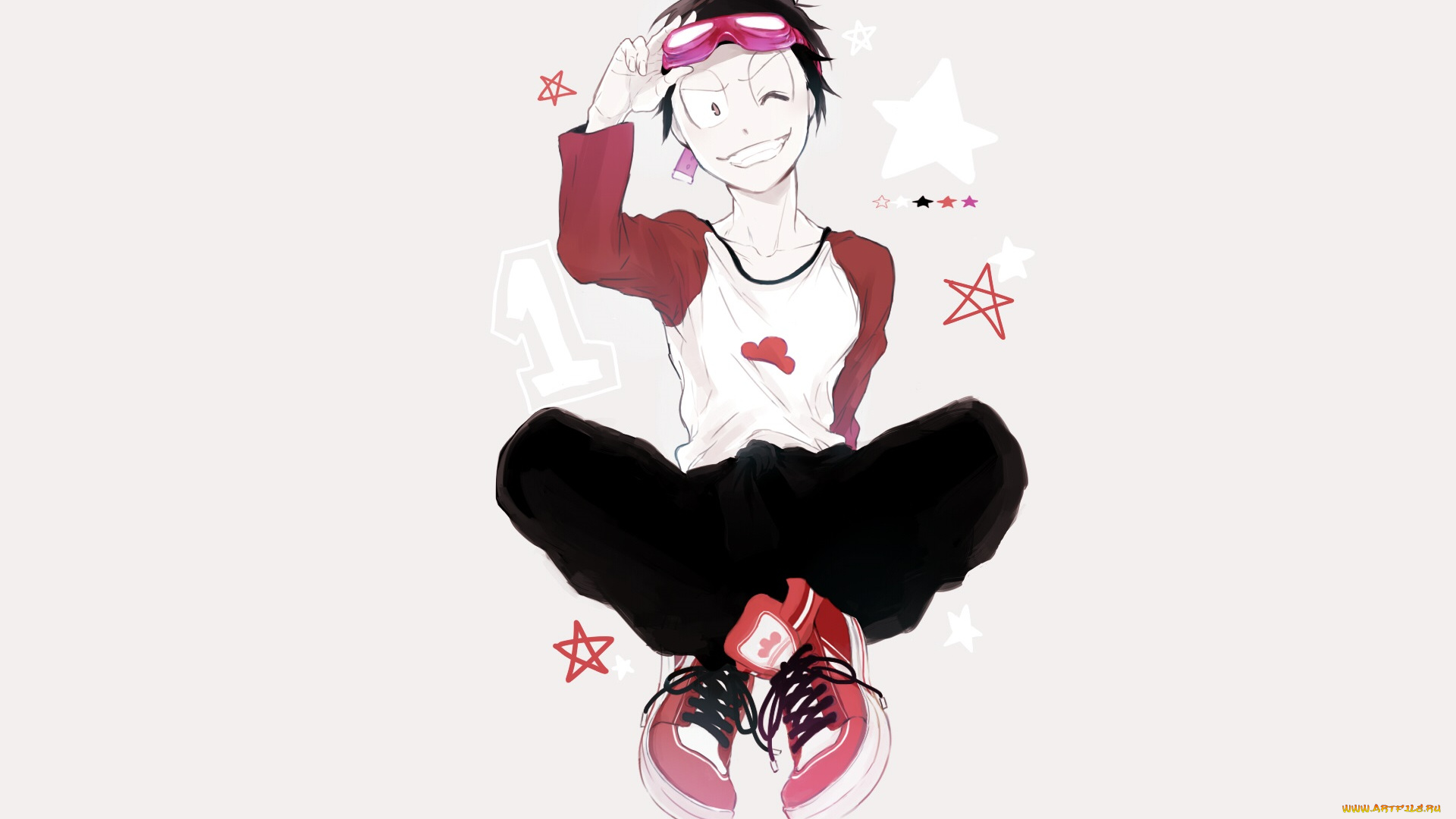 аниме, osomatsu-san, парень