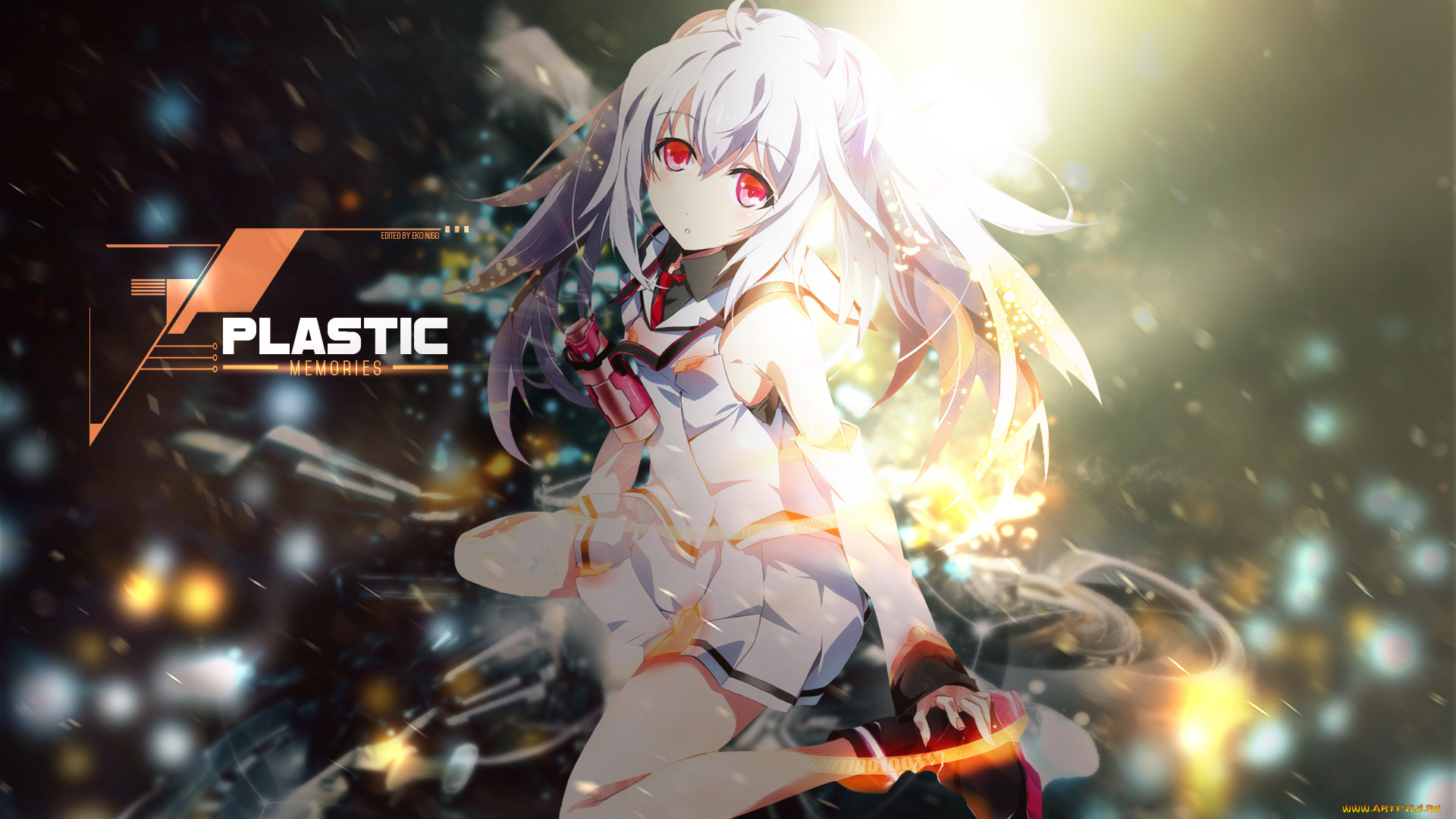 аниме, plastic, memories, девушка