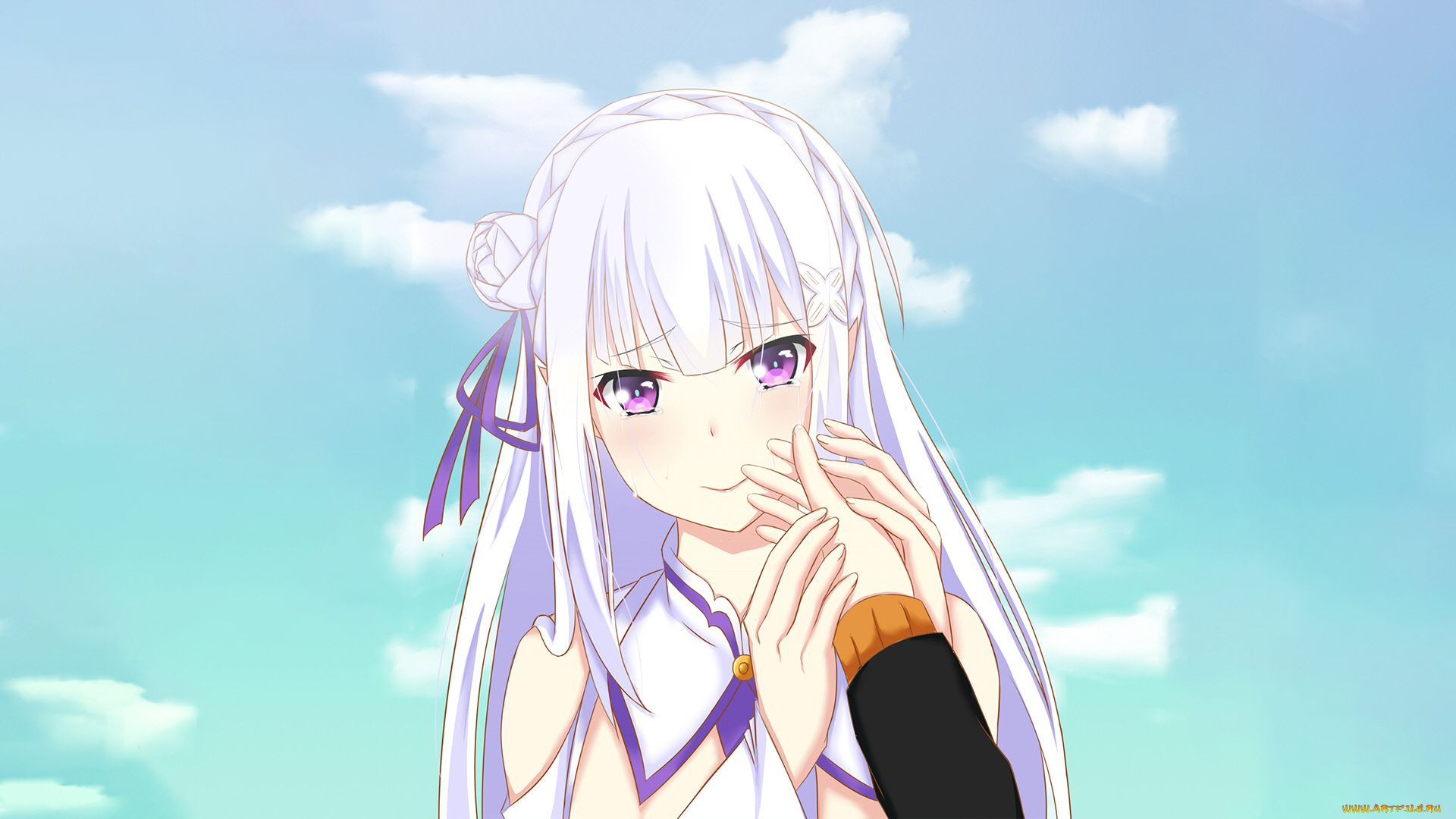 аниме, re, , zero, kara, hajimeru, isekai, seikatsu, эмилия