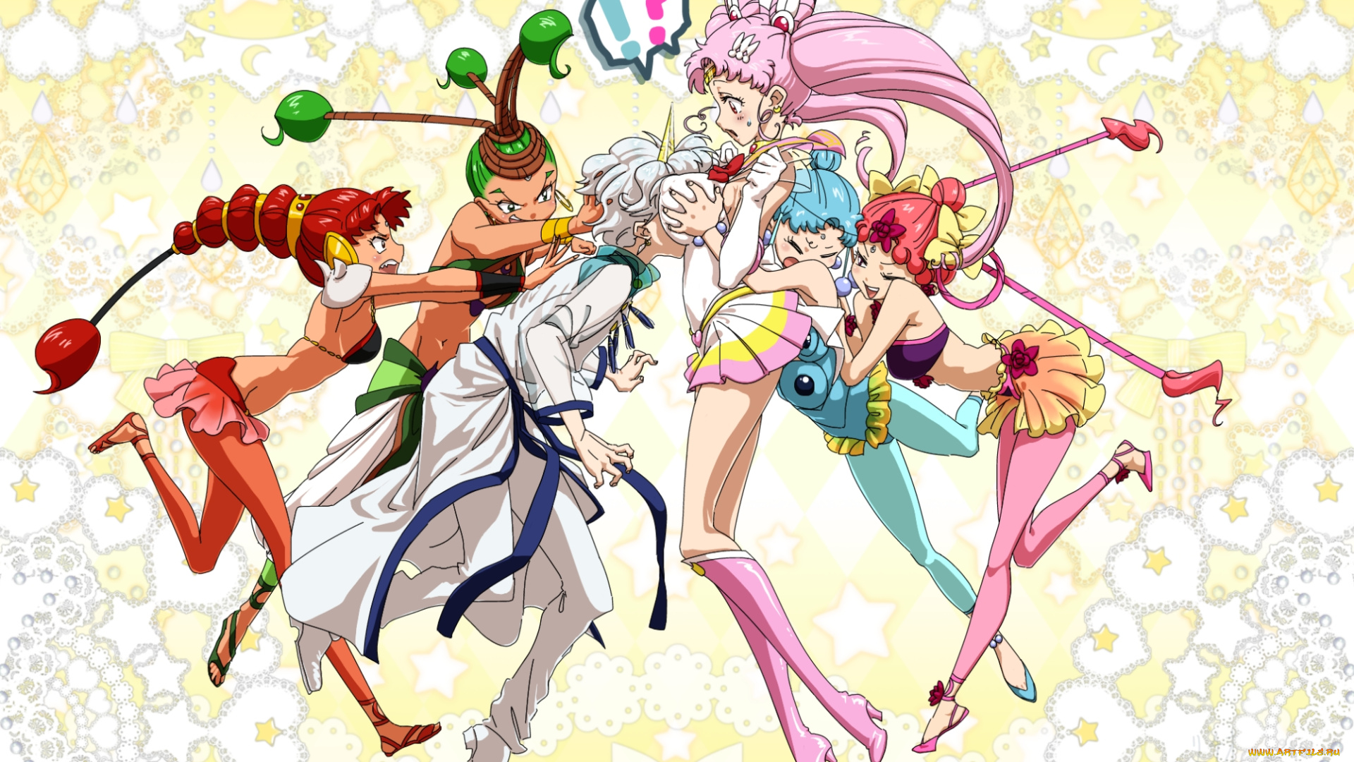 аниме, sailor, moon, девушки