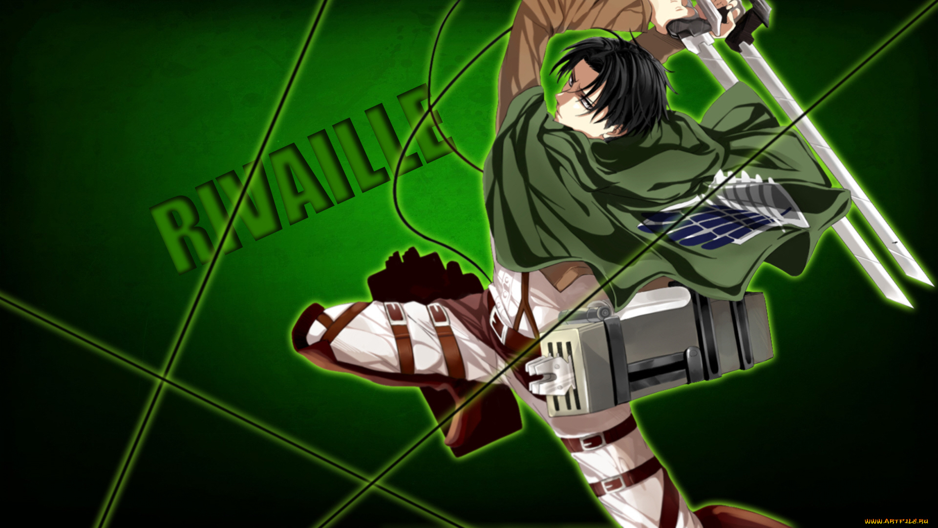 аниме, shingeki, no, kyojin, атака, титанов