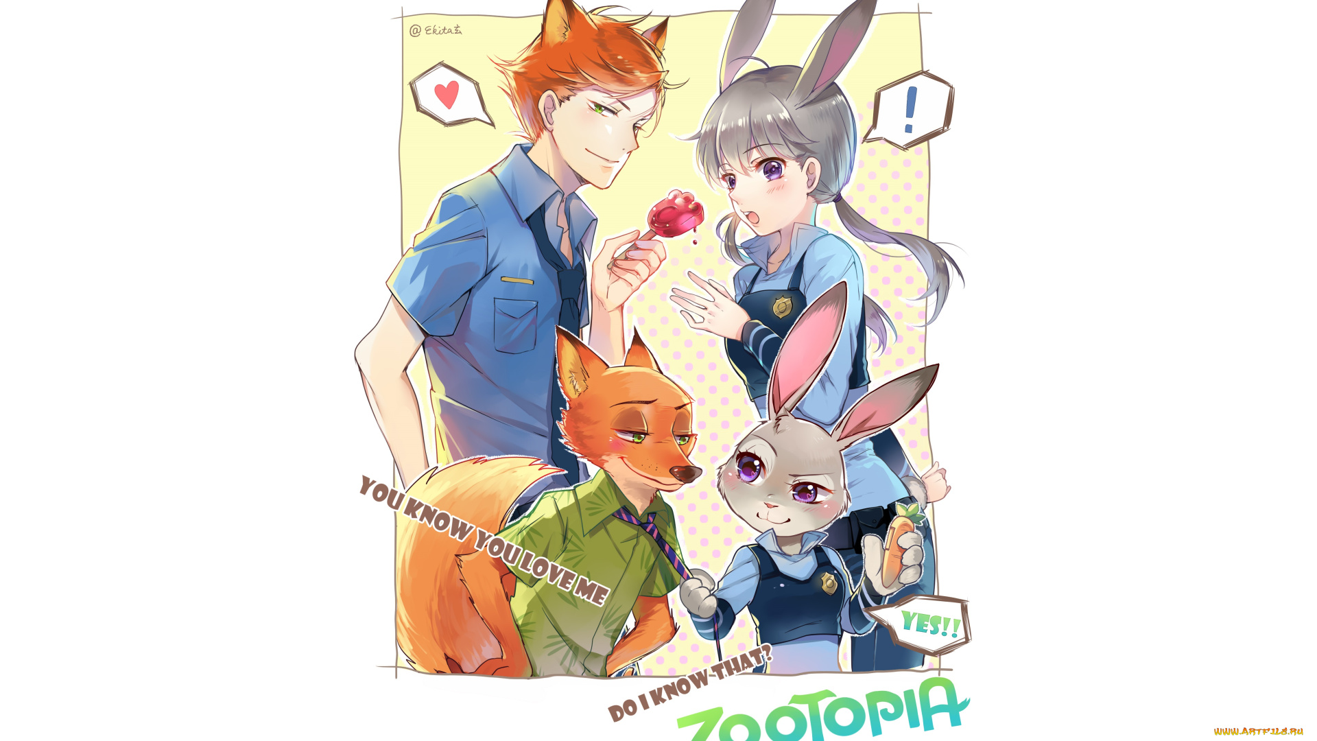 аниме, животные, , существа, зверополис