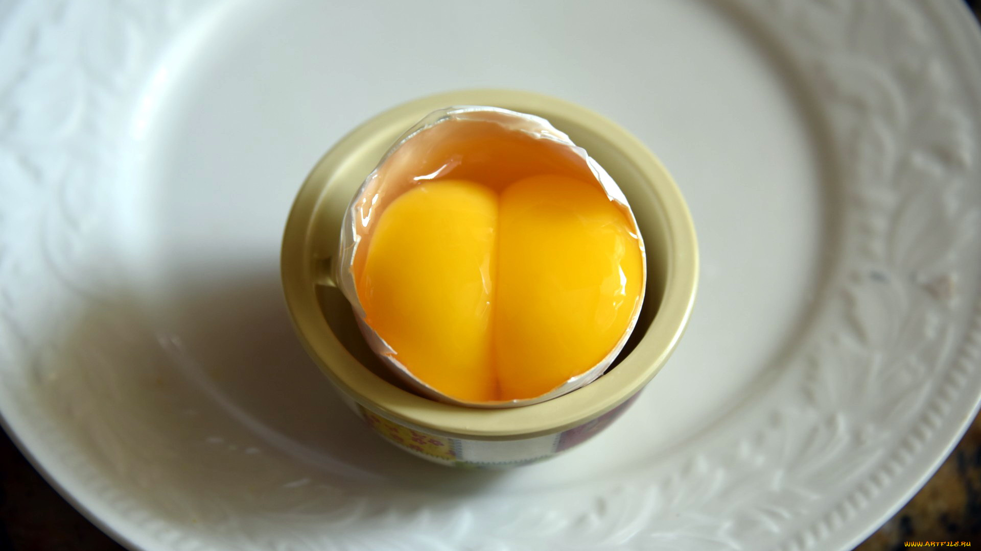 еда, Яйца, желток, двойной