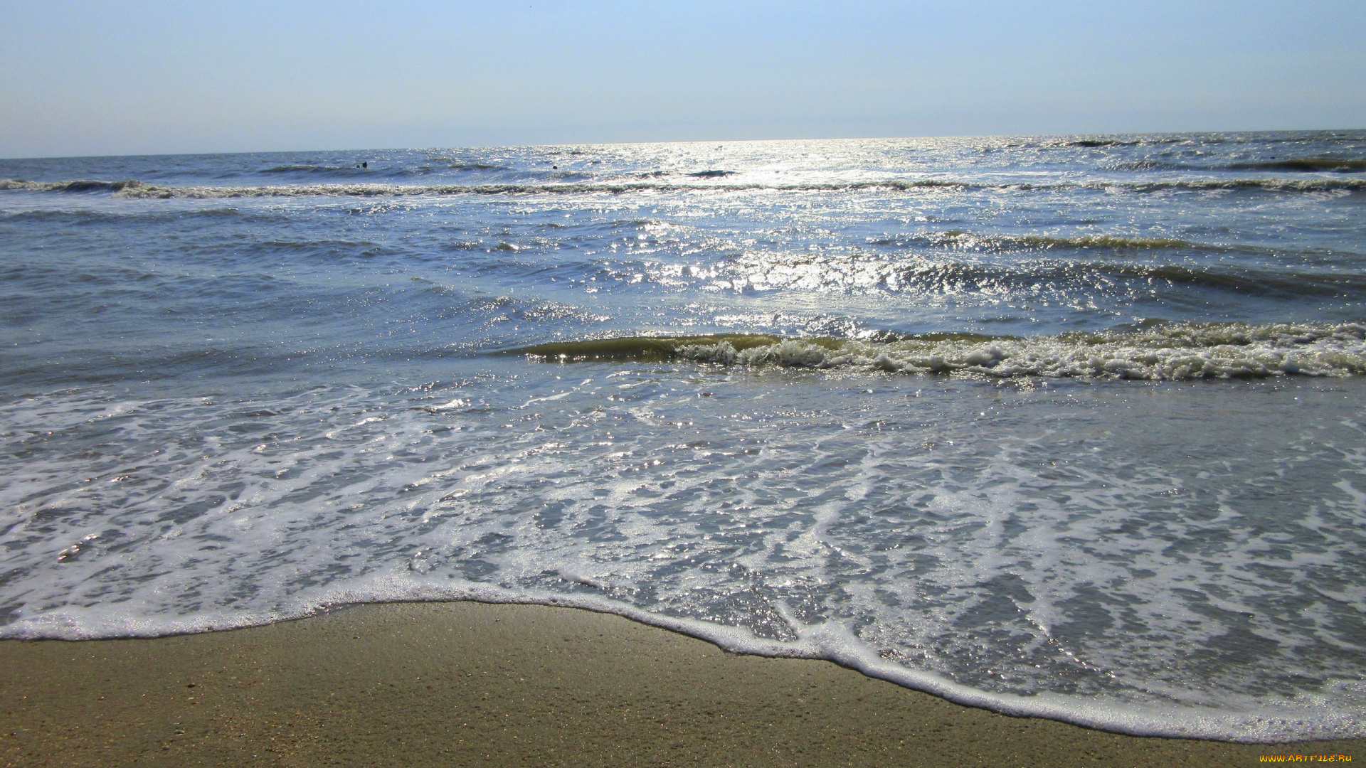 природа, побережье, берег, азовское, море