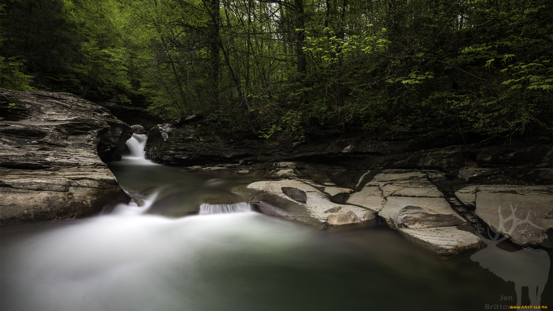 природа, водопады, stream, камни, водопад, вода, waterfall, rocks, water, river, река, поток