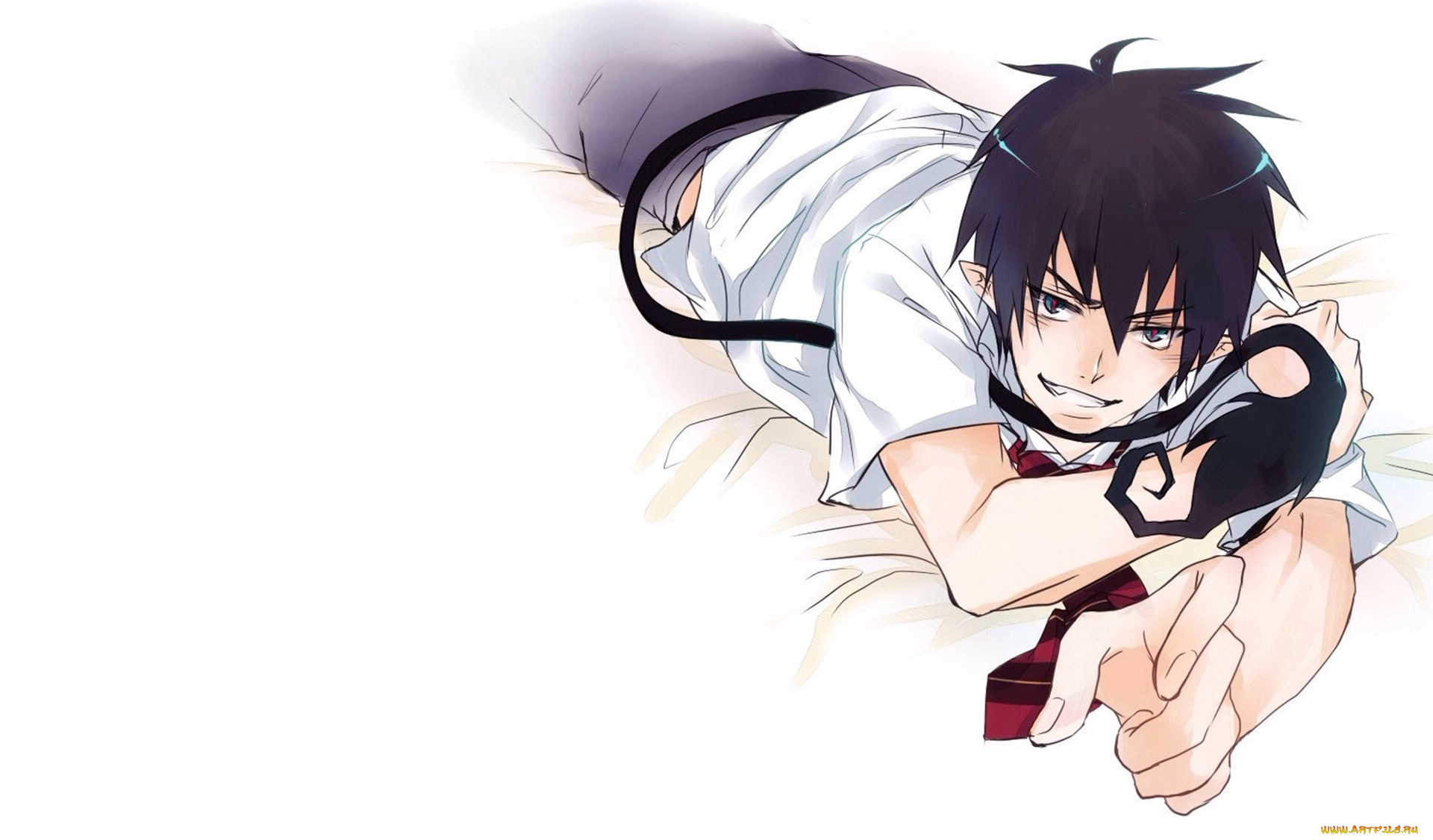 аниме, ao, no, exorcist, рин