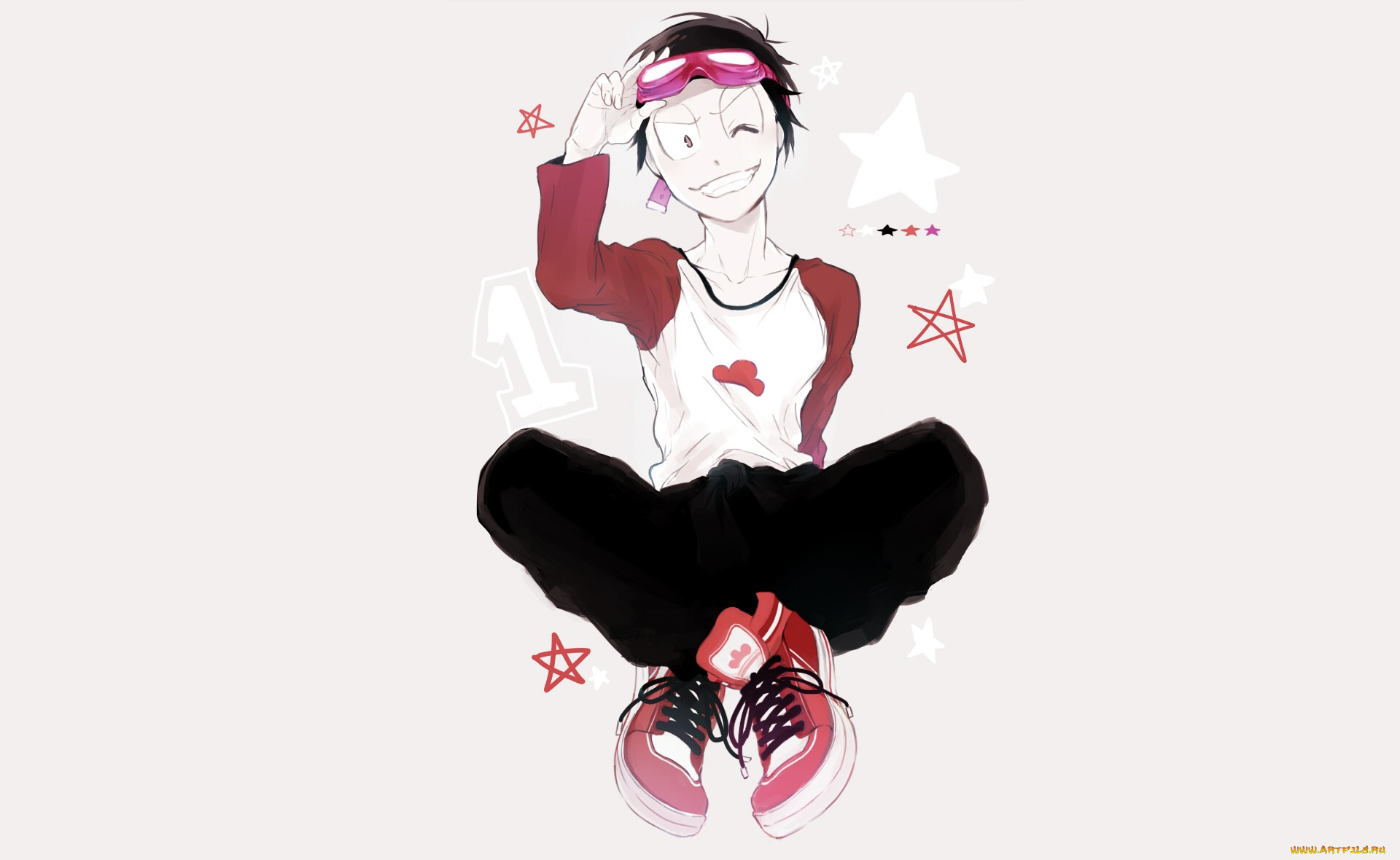 аниме, osomatsu-san, парень