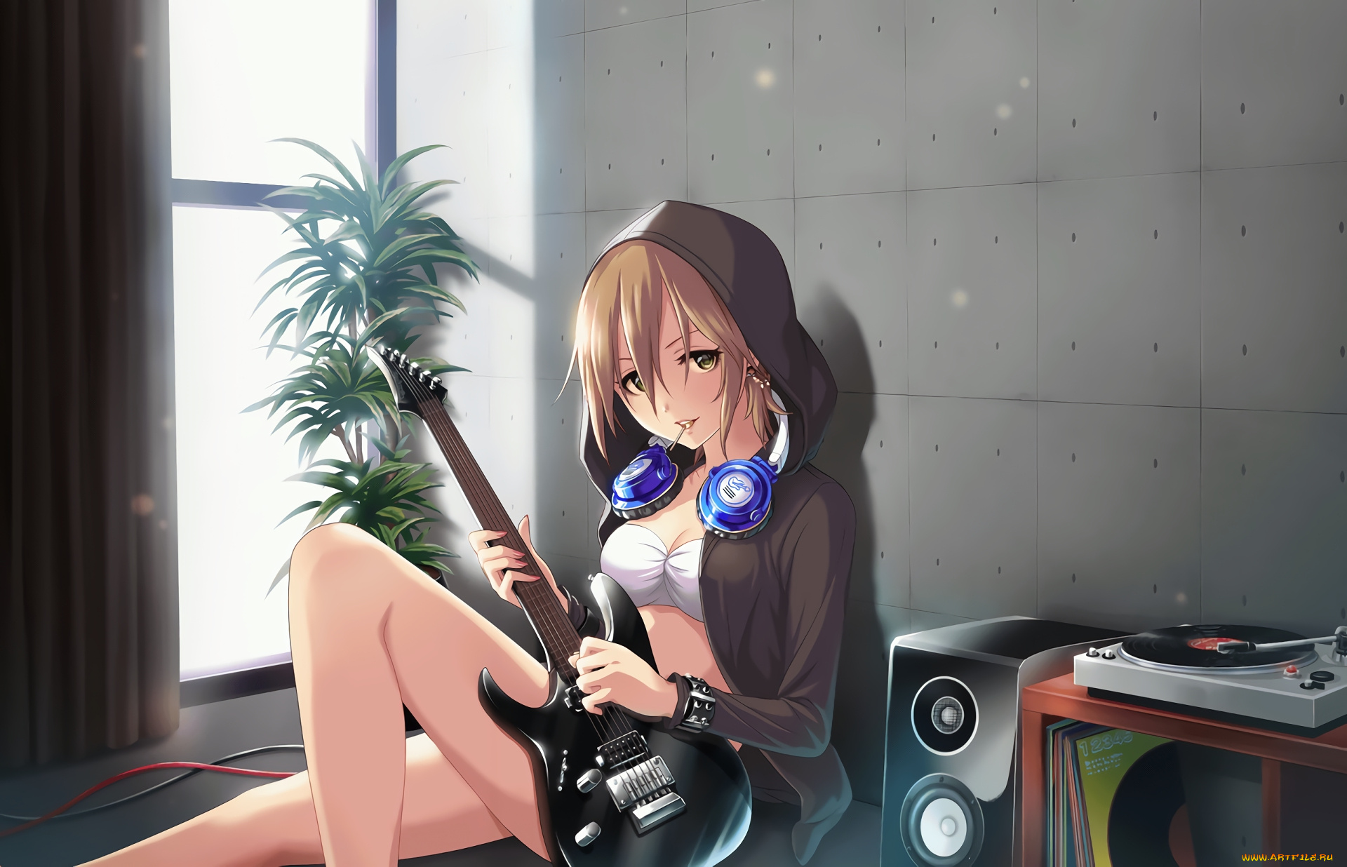 аниме, idolm@ster, фон, девушка, взгляд