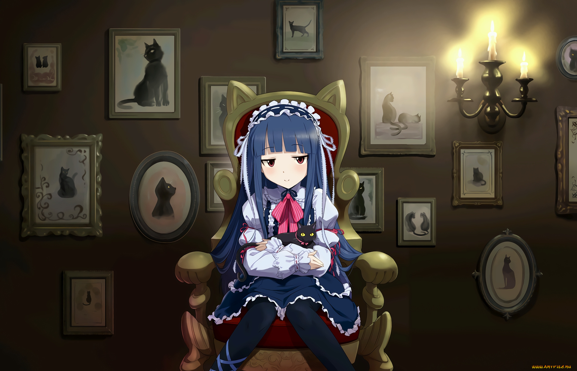 аниме, idolm@ster, взгляд, девушка, фон