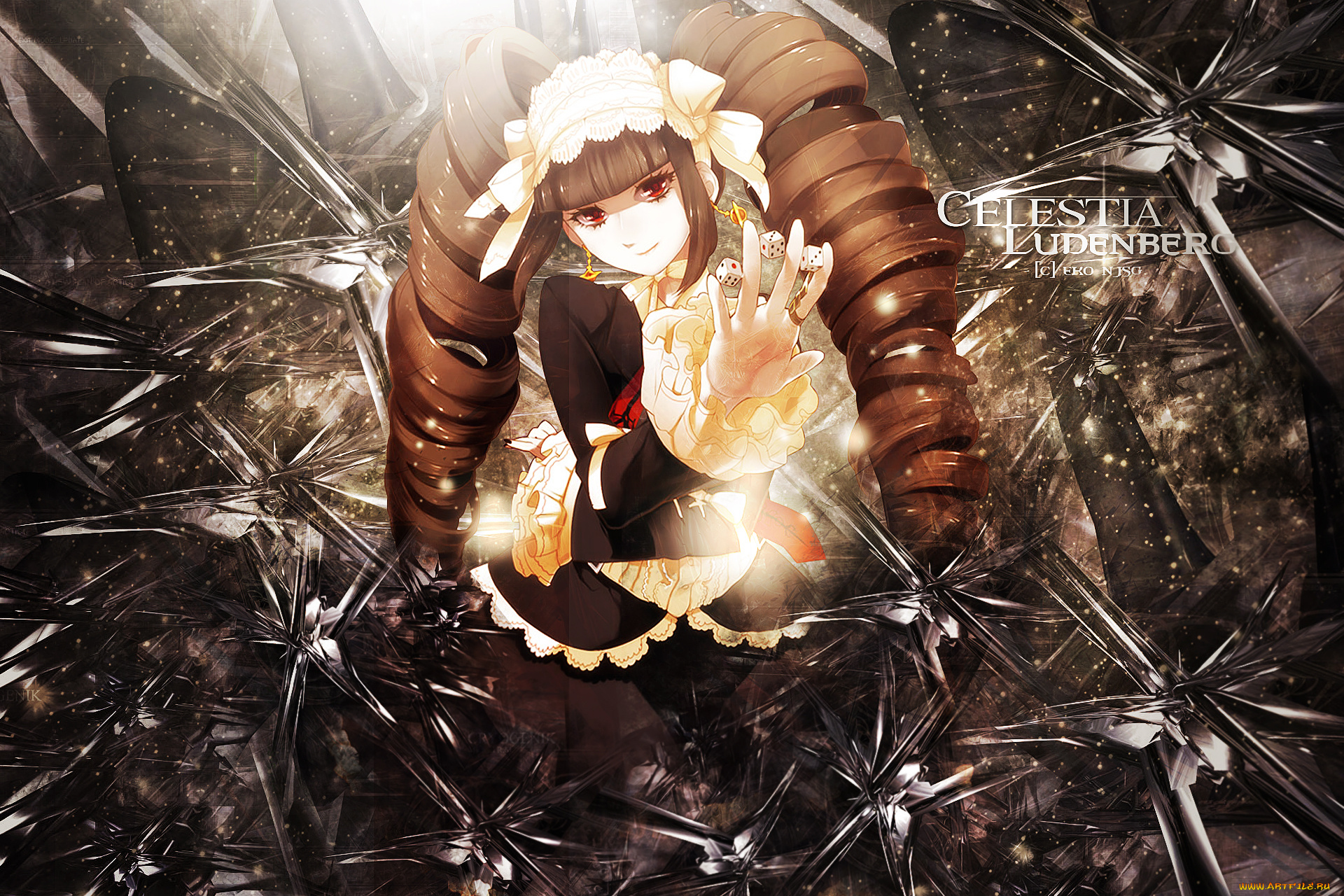 аниме, danganronpa, девушка