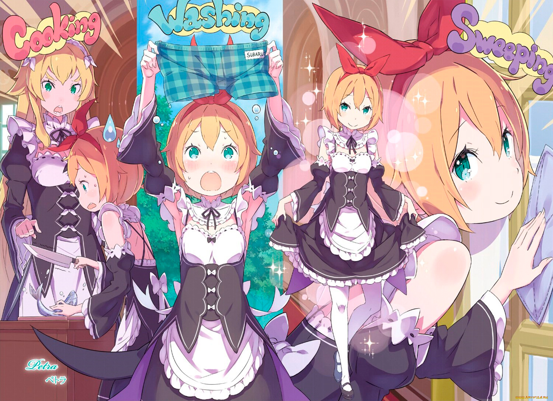 аниме, re, , zero, kara, hajimeru, isekai, seikatsu, персонажи