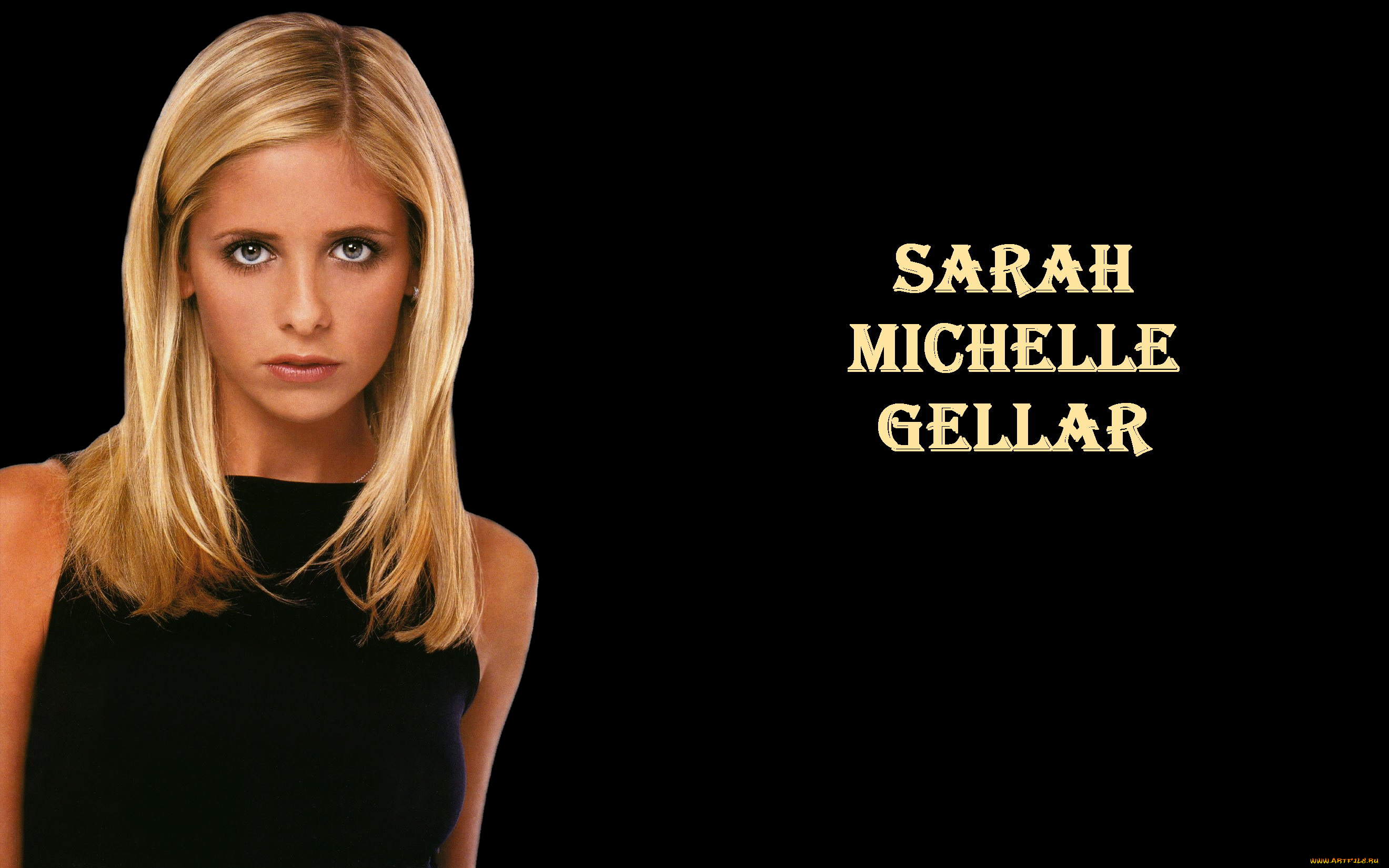 девушки, sarah, michelle, gellar, блондинка, лицо, актриса, сара, мишель, геллар, топ