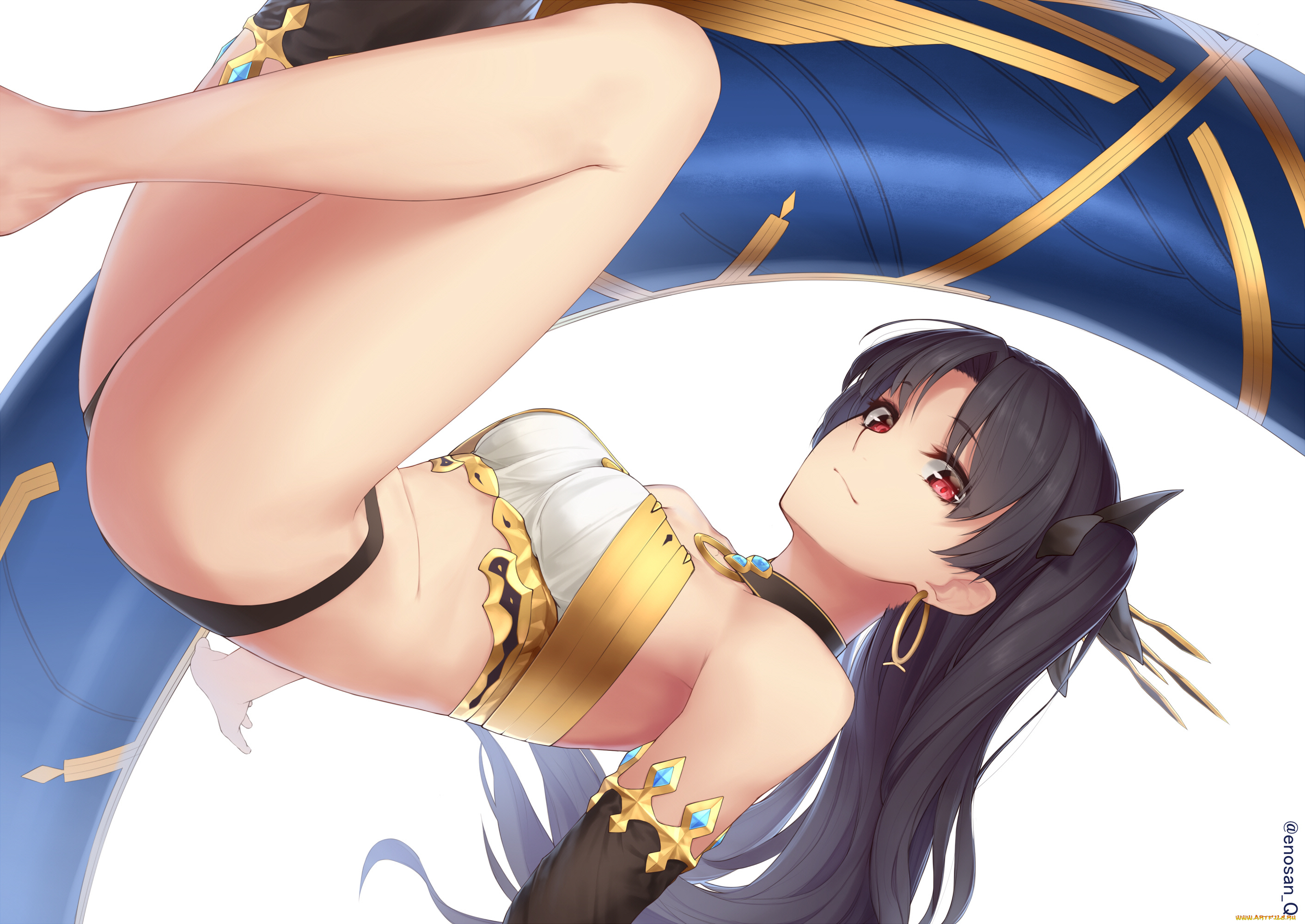 аниме, fate, stay, night, девушка