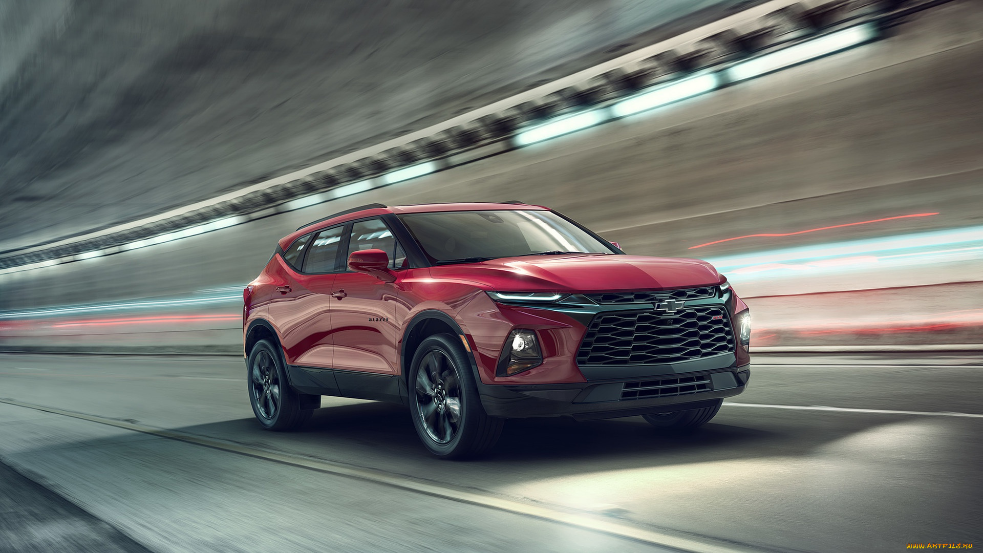 2019, chevrolet, blazer, rs, автомобили, chevrolet, красный, кроссовер, шевроле, 2019, rs, blazer