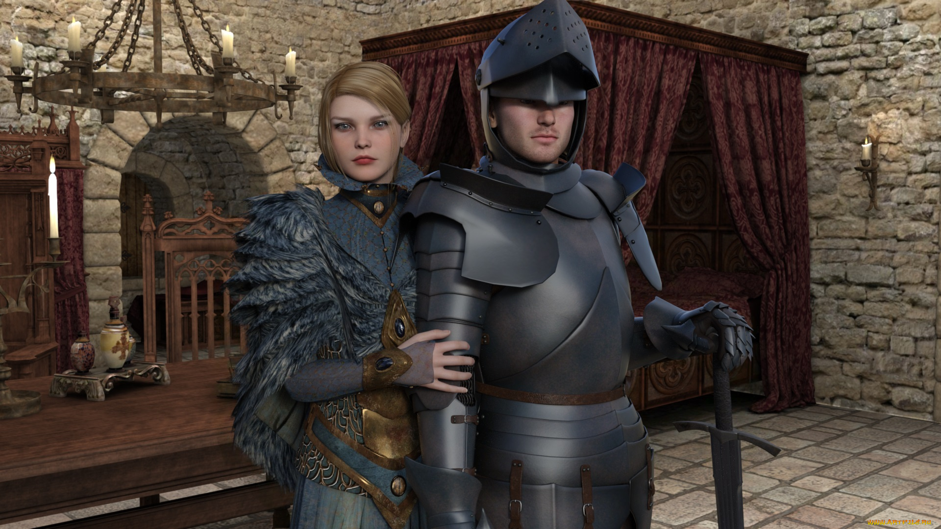 3д, графика, армия, , military, фон, взгляд, девушка