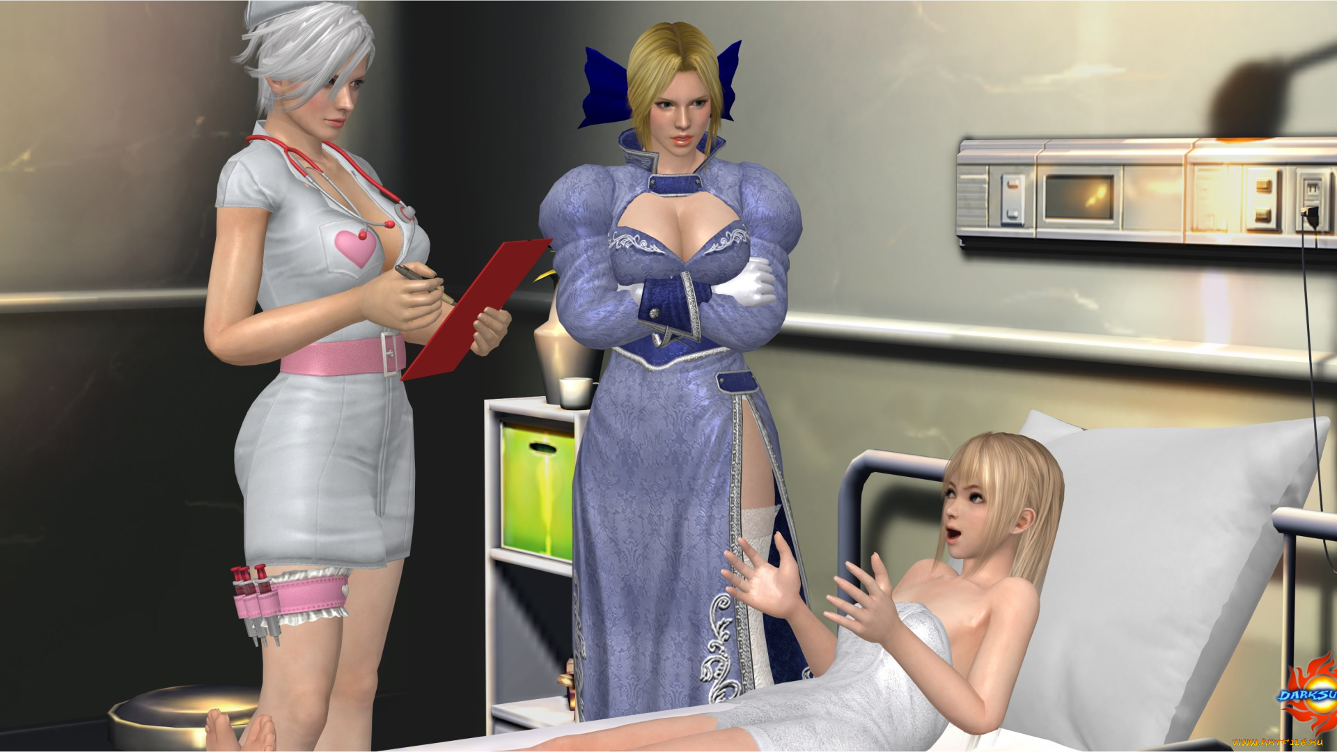 3д, графика, люди, , people, девушки, взгляд, фон