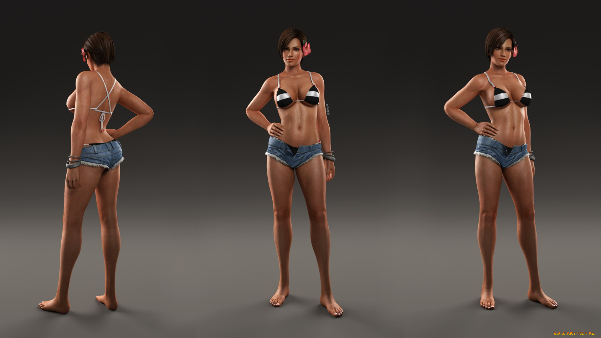 3д, графика, люди, , people, взгляд, фон, девушки