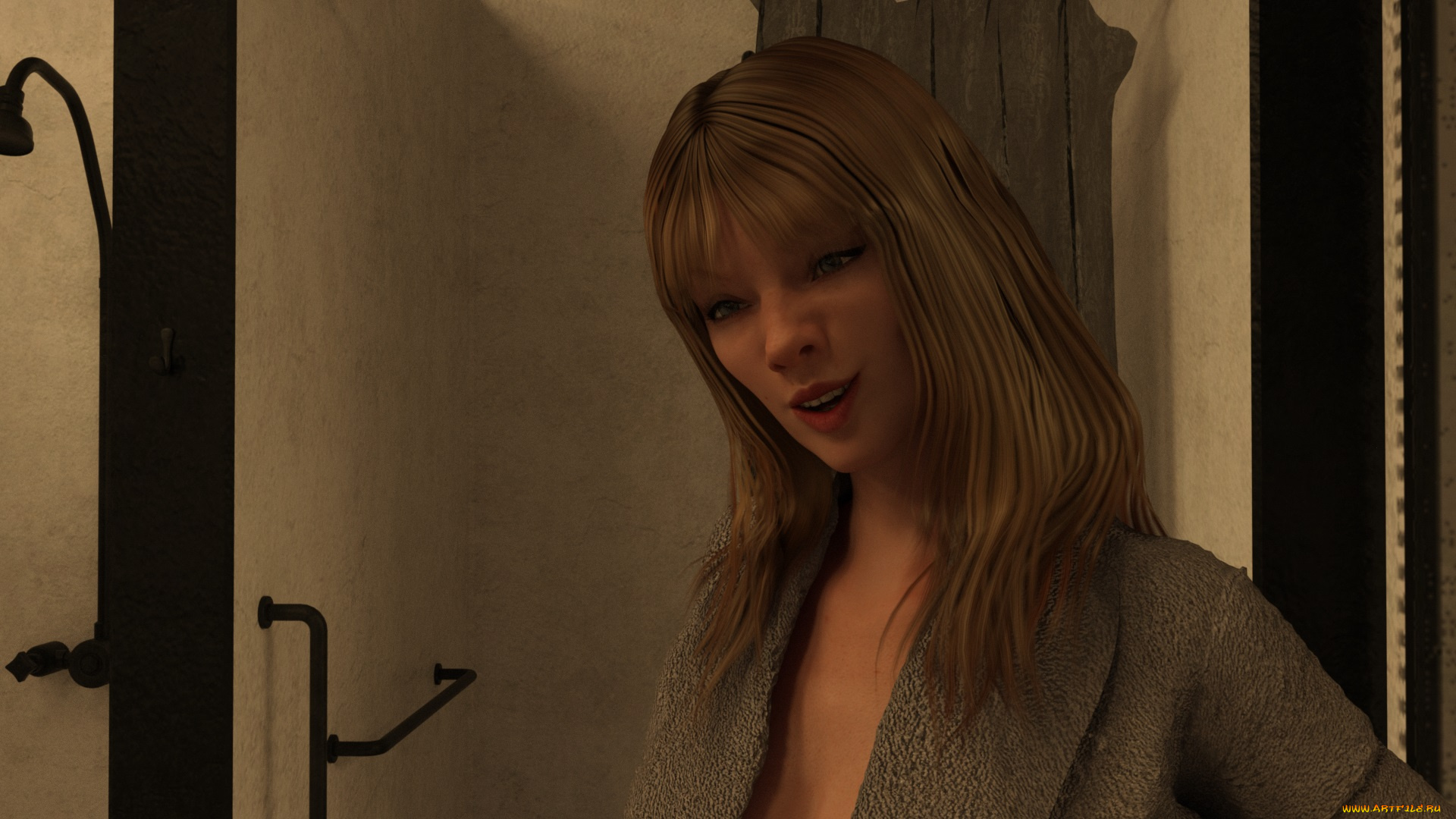 3д, графика, портрет, , portraits, фон, взгляд, девушка