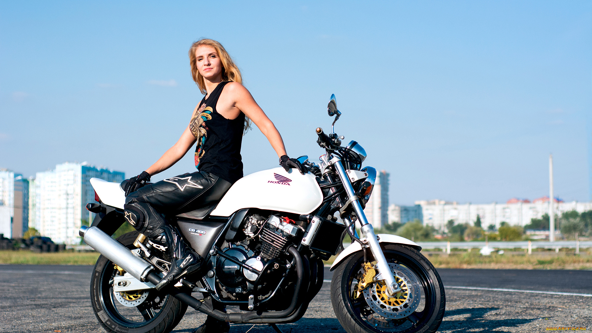 мотоциклы, мото, с, девушкой, девушки