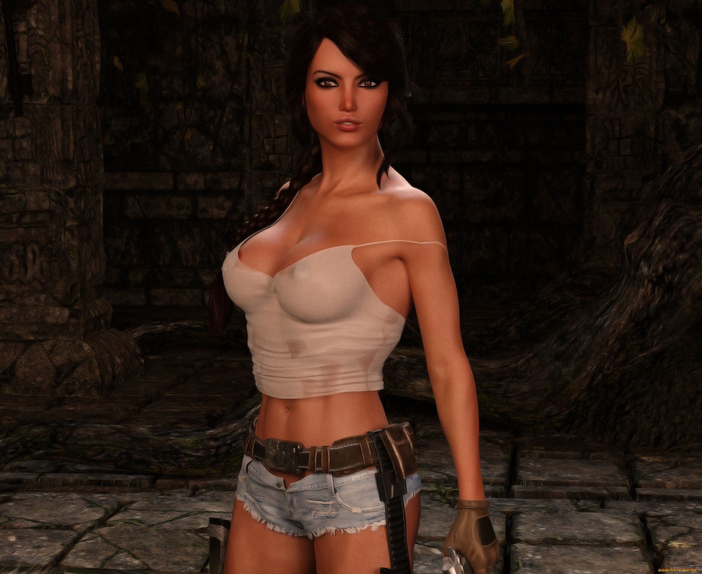 3д, графика, люди, , people, фон, взгляд, девушка