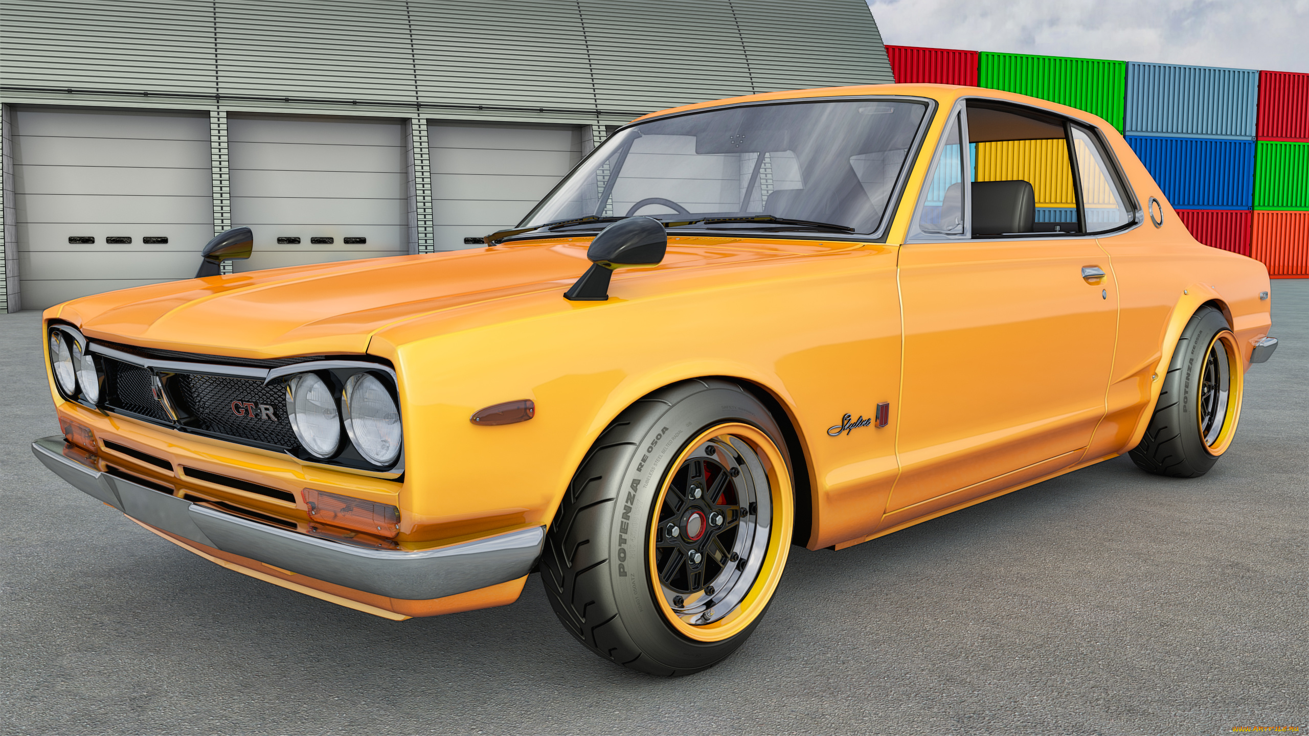 автомобили, 3д, nissan