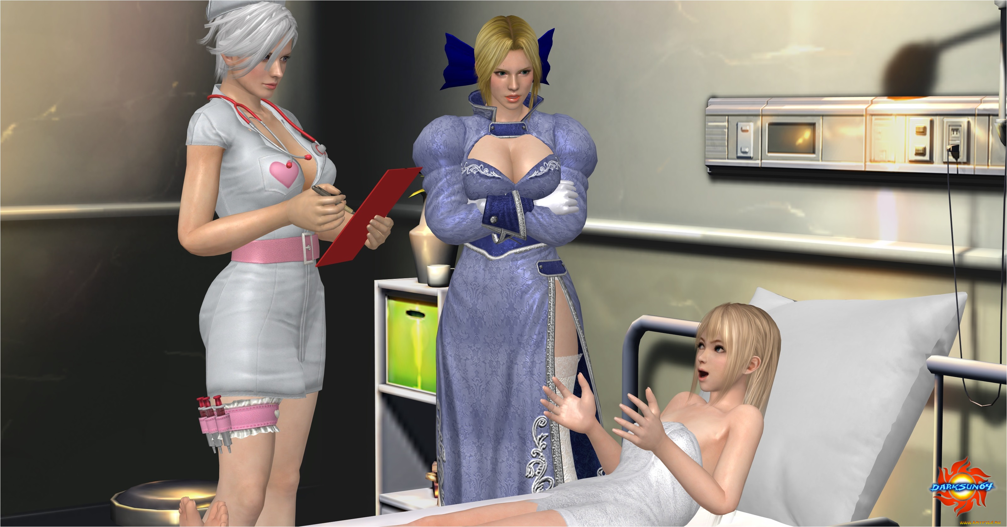 3д, графика, люди, , people, девушки, взгляд, фон