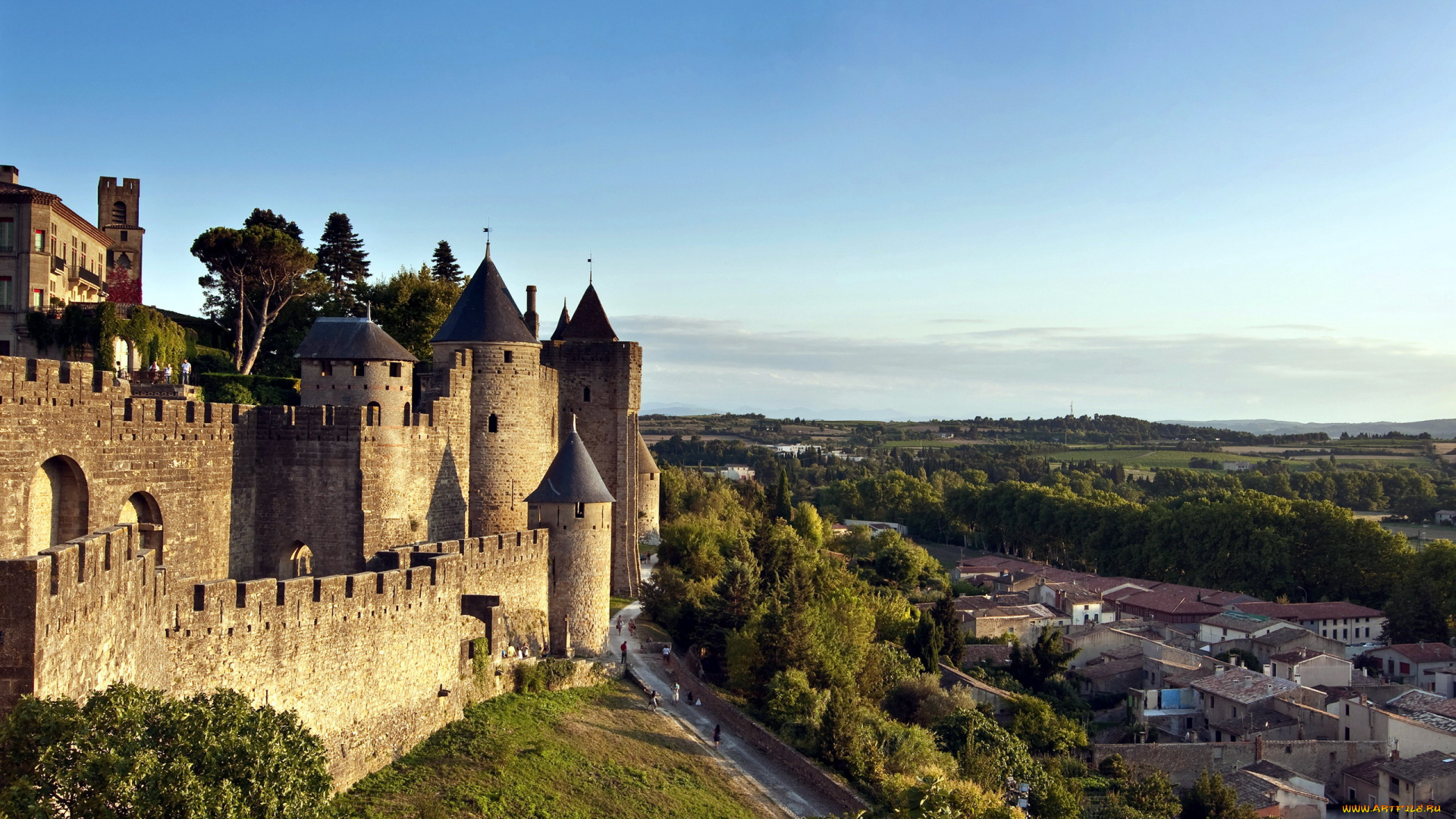 ville, fortifiee, de, carcassonne, города, каркасон, , франция, ville, fortifiee, de, carcassonne