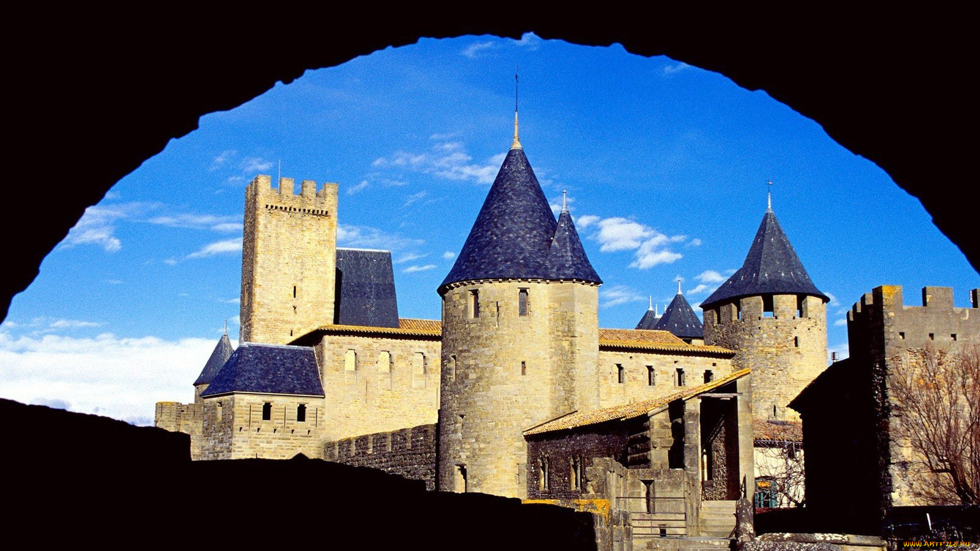 ville, fortifiee, de, carcassonne, города, каркасон, , франция, ville, fortifiee, de, carcassonne