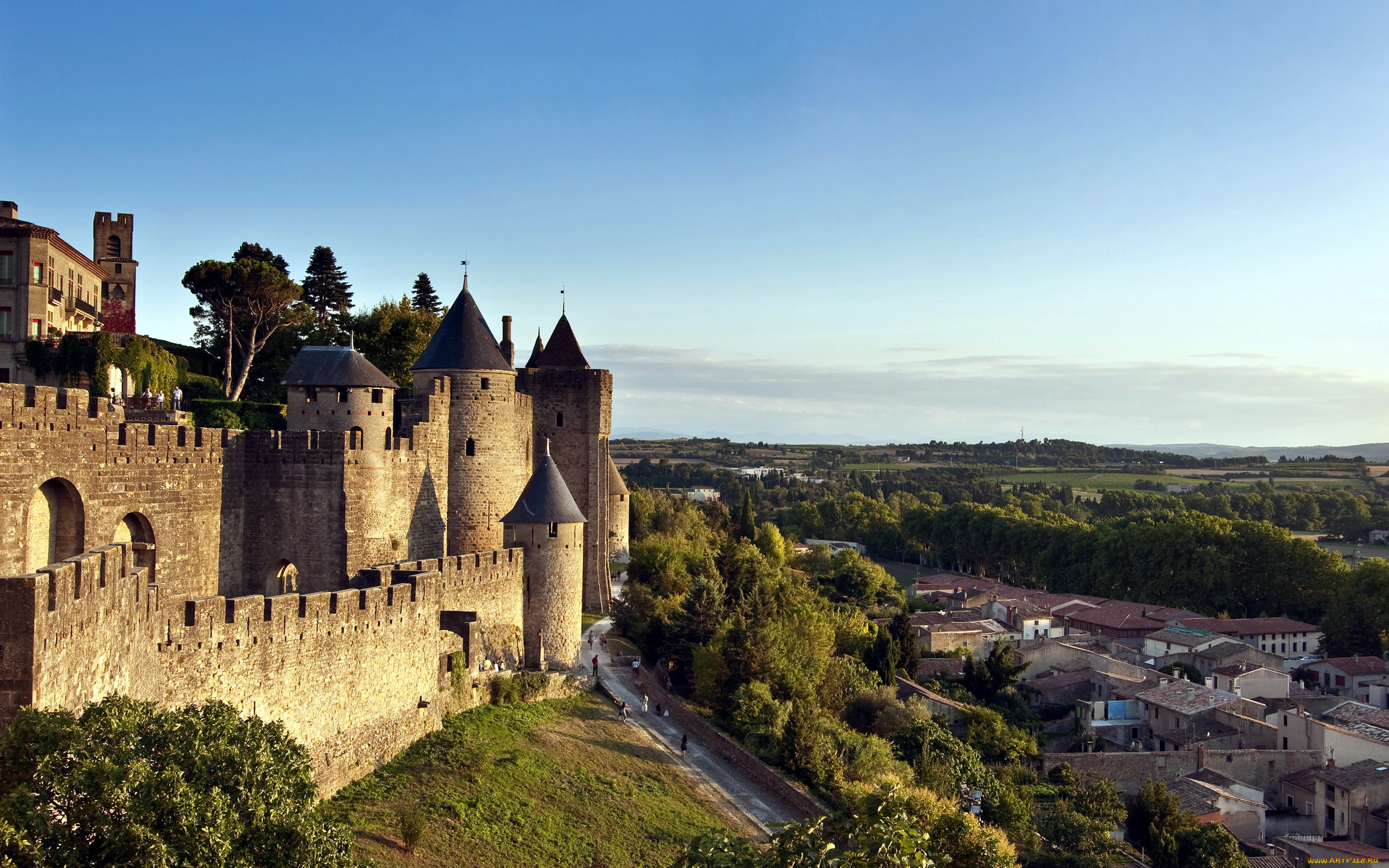 ville, fortifiee, de, carcassonne, города, каркасон, , франция, ville, fortifiee, de, carcassonne