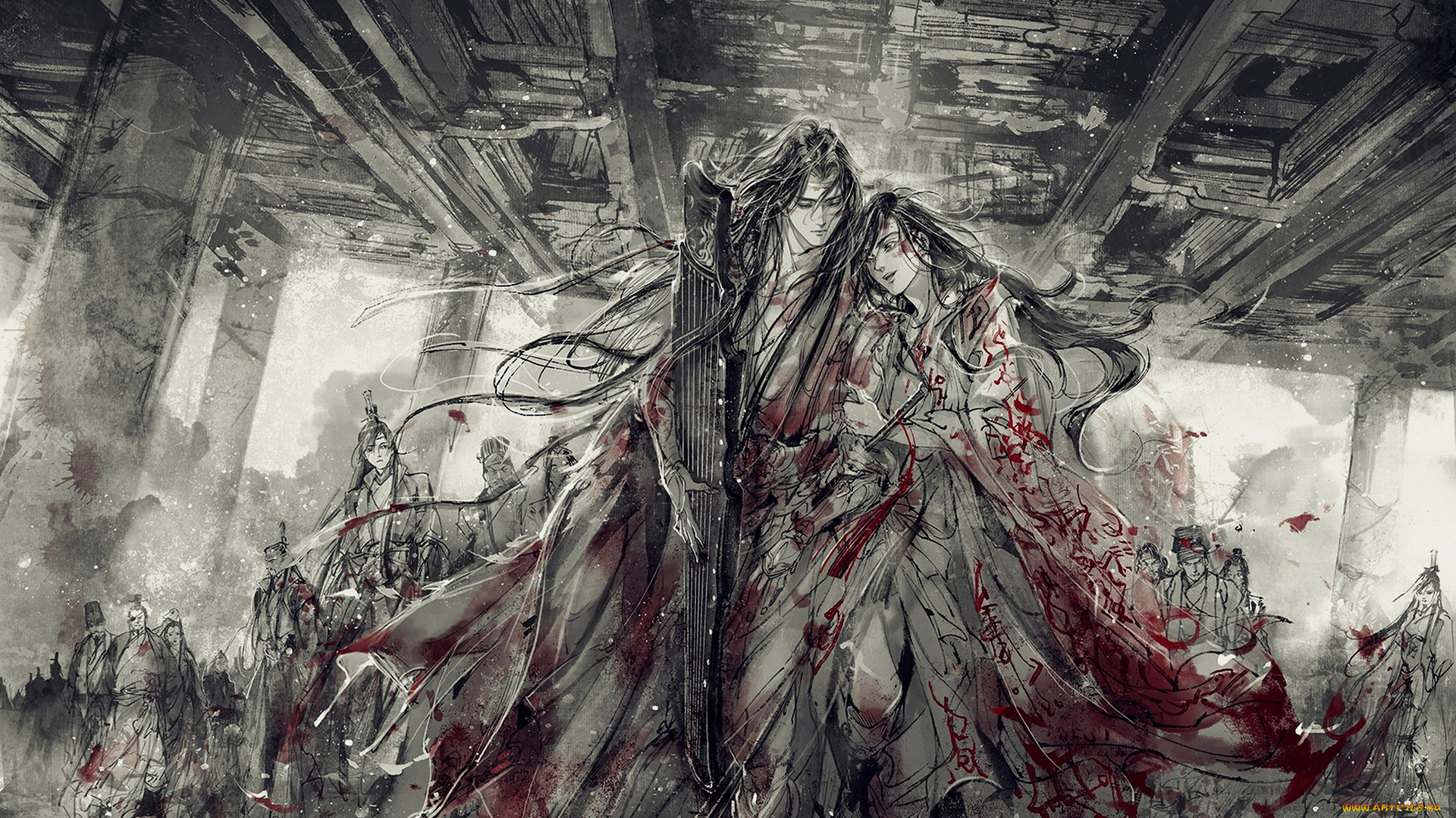 аниме, mo, dao, zu, shi, the, untamed, неукротимый, повелитель, чэньцин, мосян, тунсю, mo, dao, zu, shi, магистр, дьявольского, культа