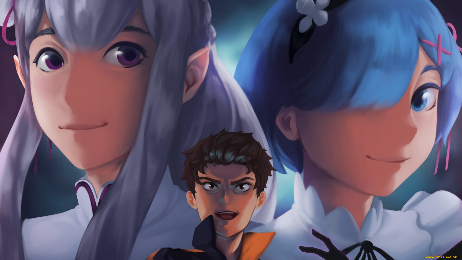 аниме, re, , zero, kara, hajimeru, isekai, seikatsu, жизнь, в, альтернативном, мире, с, нуля