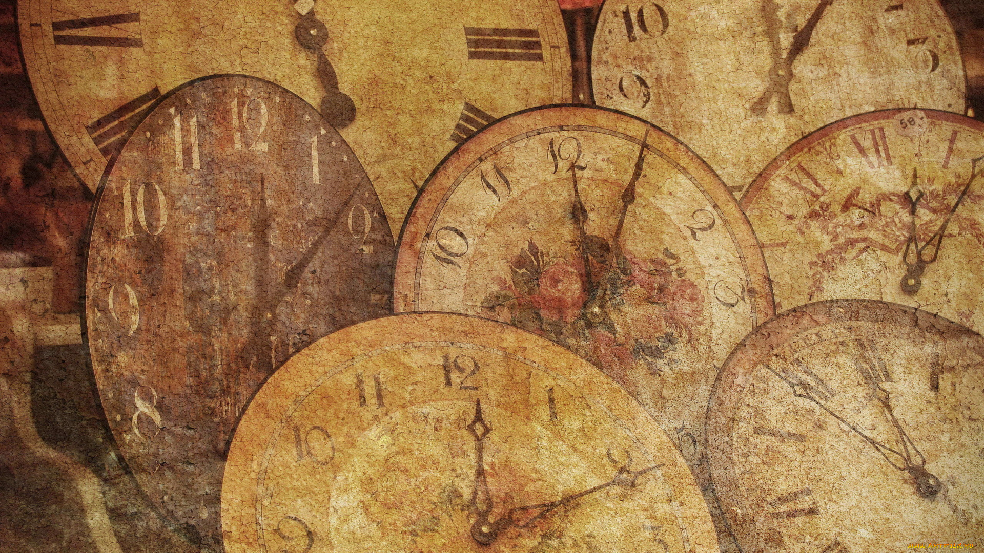 рисованное, -, другое, часы