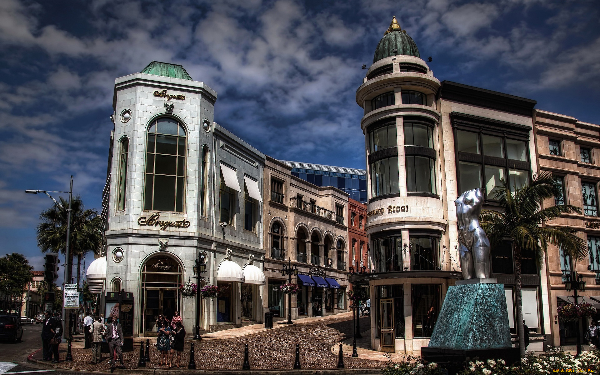 города, лос-анджелес, , сша, улица