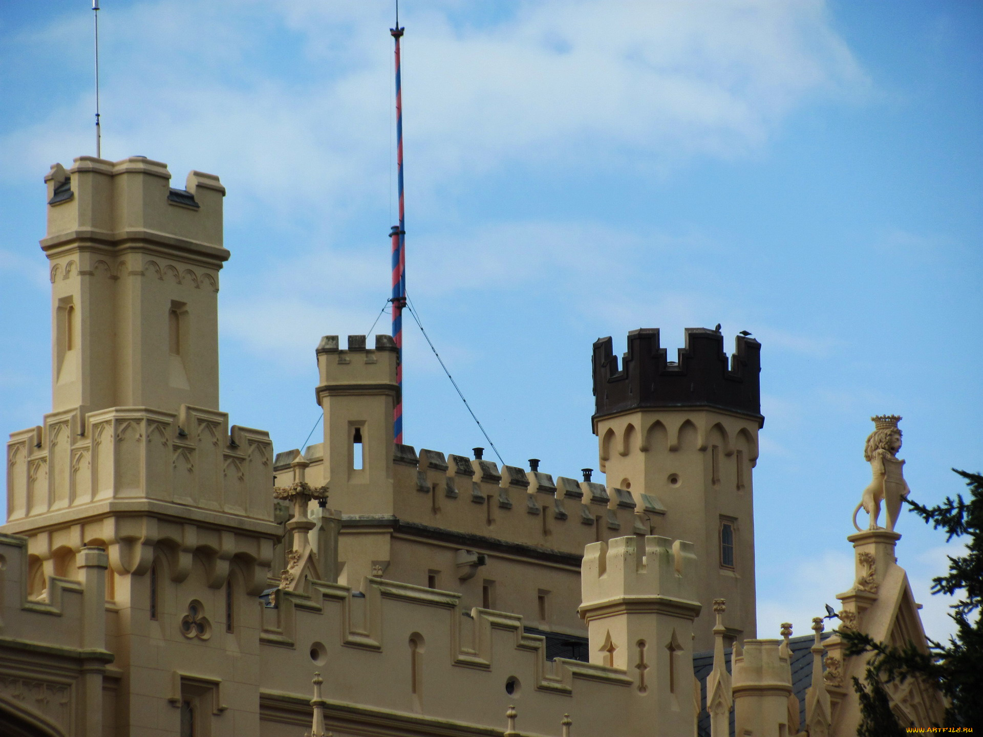 lednice, castle, города, замок, леднице, , чехия, lednice, castle