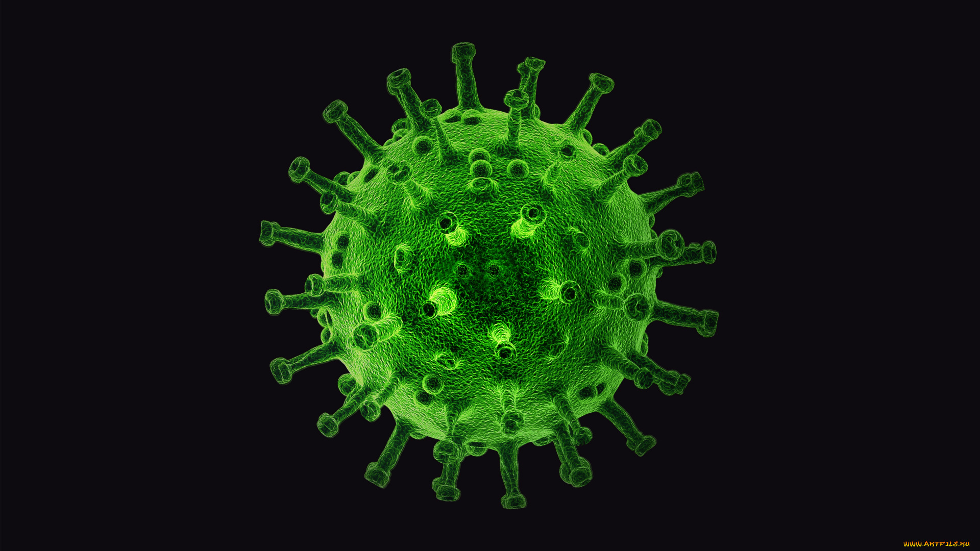 3д, графика, другое, , other, вирус