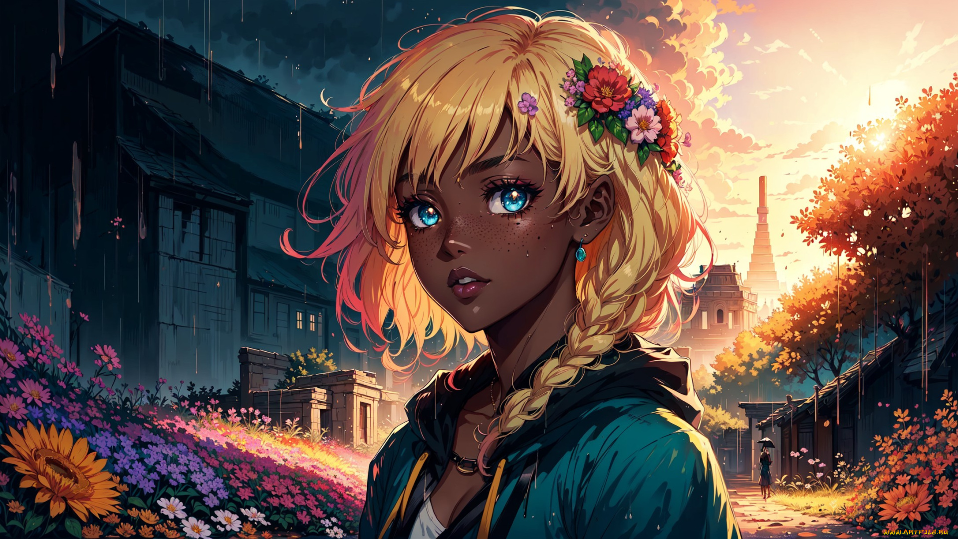 аниме, город, , улицы, , интерьер, , здания, нейросети, графика, нейроарт, ai, art, нейронные, сети, рисунки, нейро, искусство