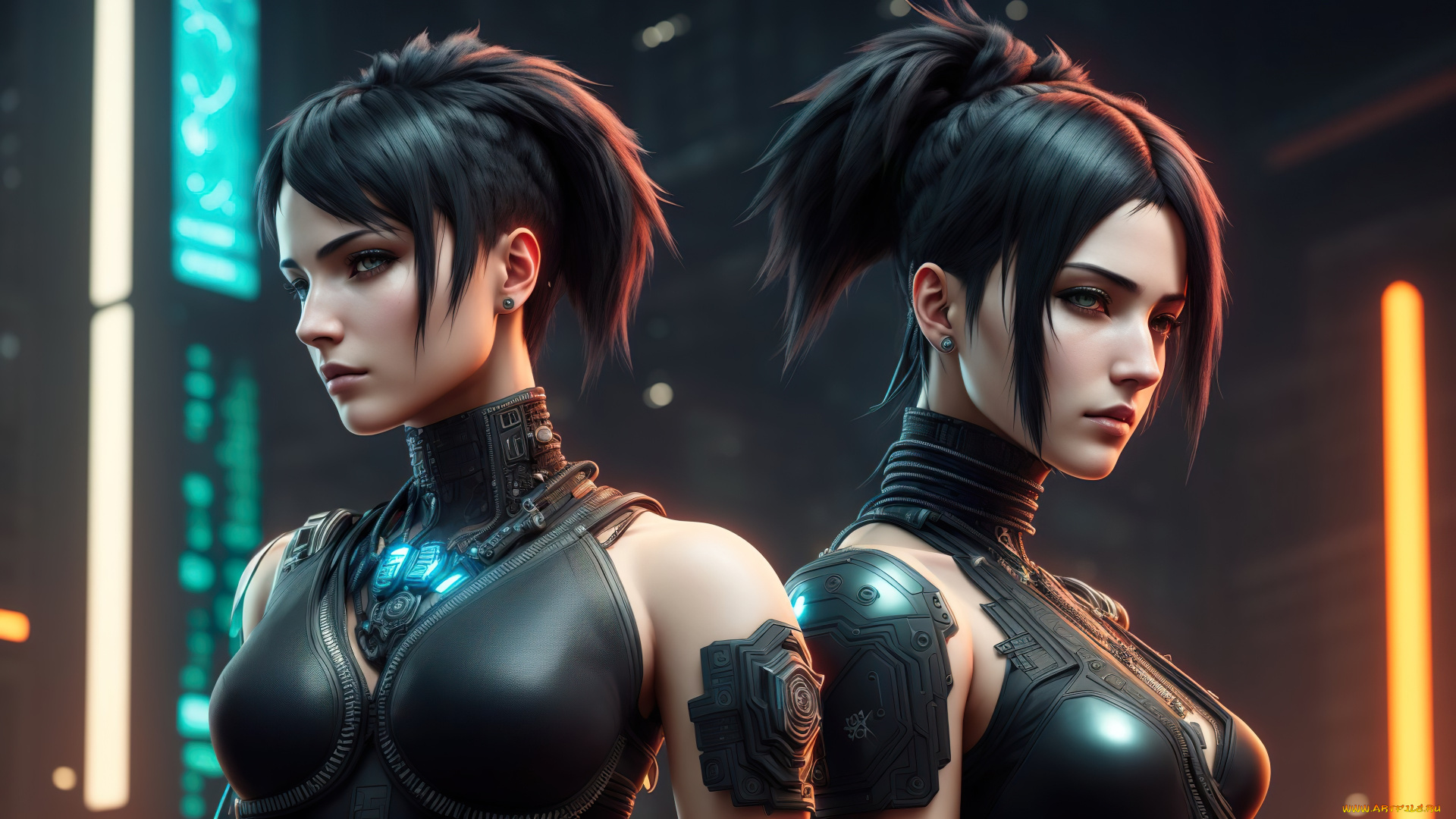 нейросеть, фэнтези, девушки, girl, fantasy, armor, art, fantastic, cyberpunk, digital, si-fi, stable, diffusion, neuronet, ai